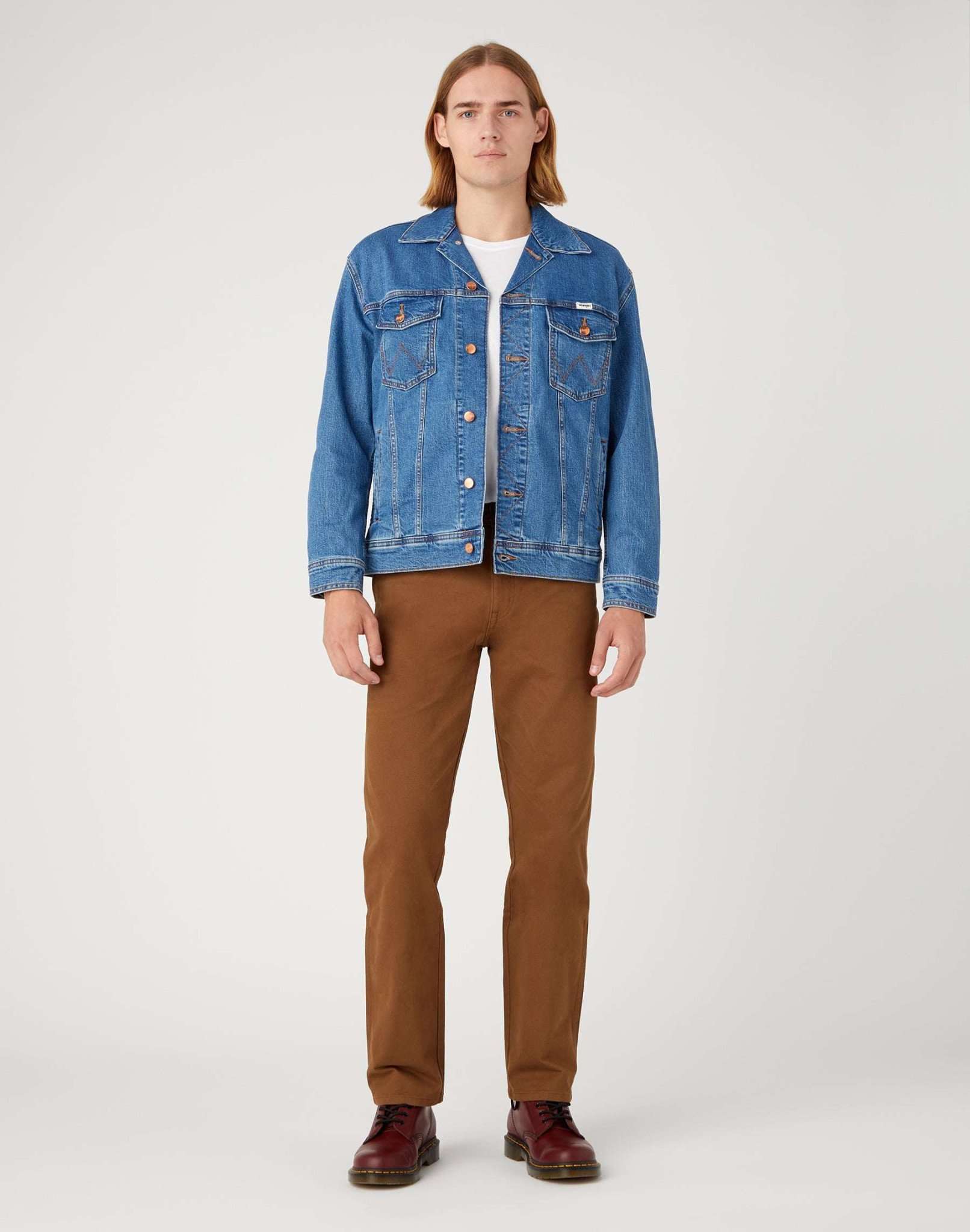 Texas Slim in Saddle Brown Pantalon Wrangler   