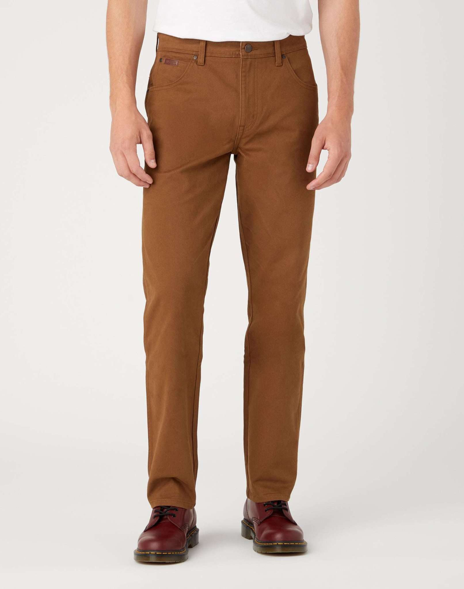 Texas Slim in Saddle Brown Pantalon Wrangler   