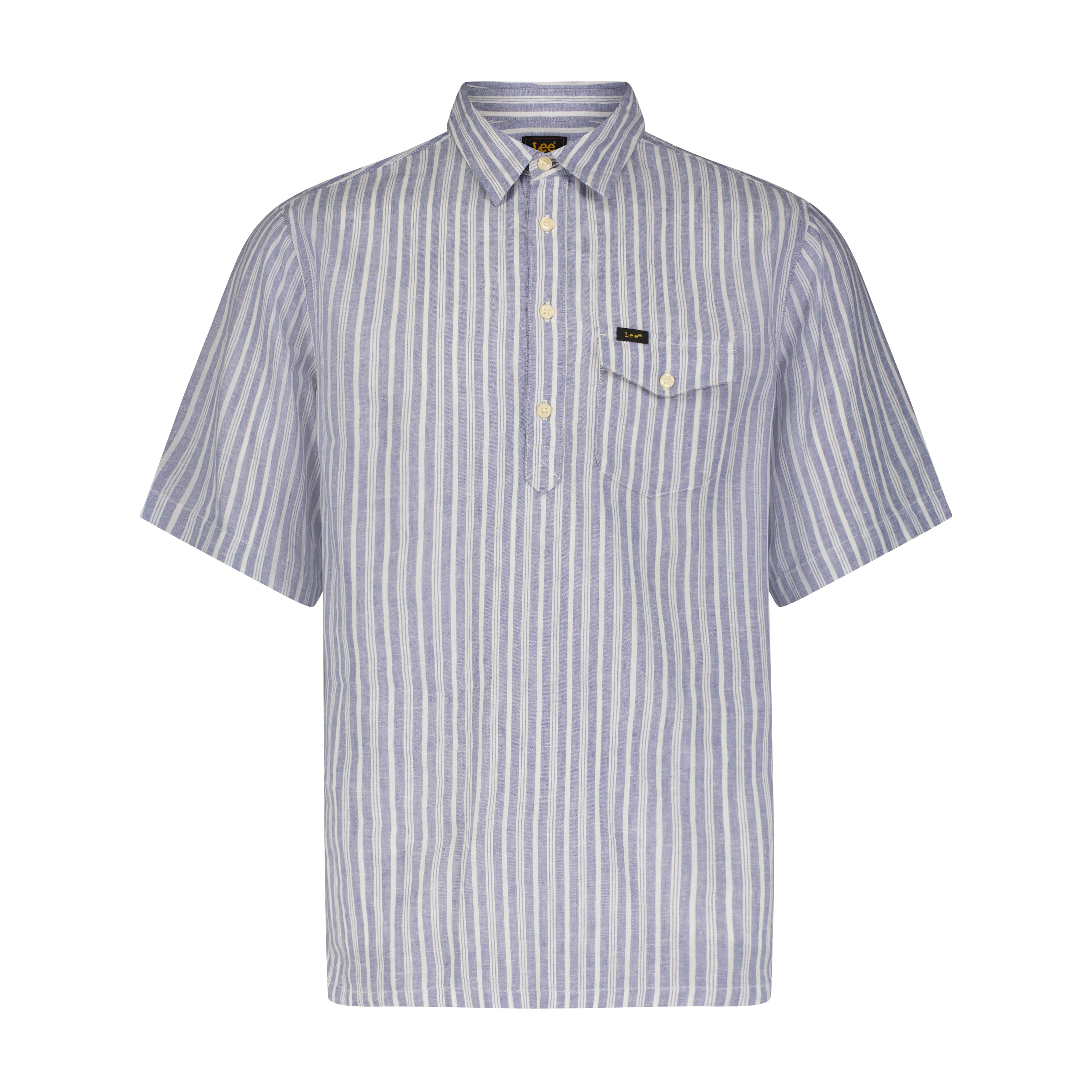 Popover Shirt in Surf Blue Chemises Lee   