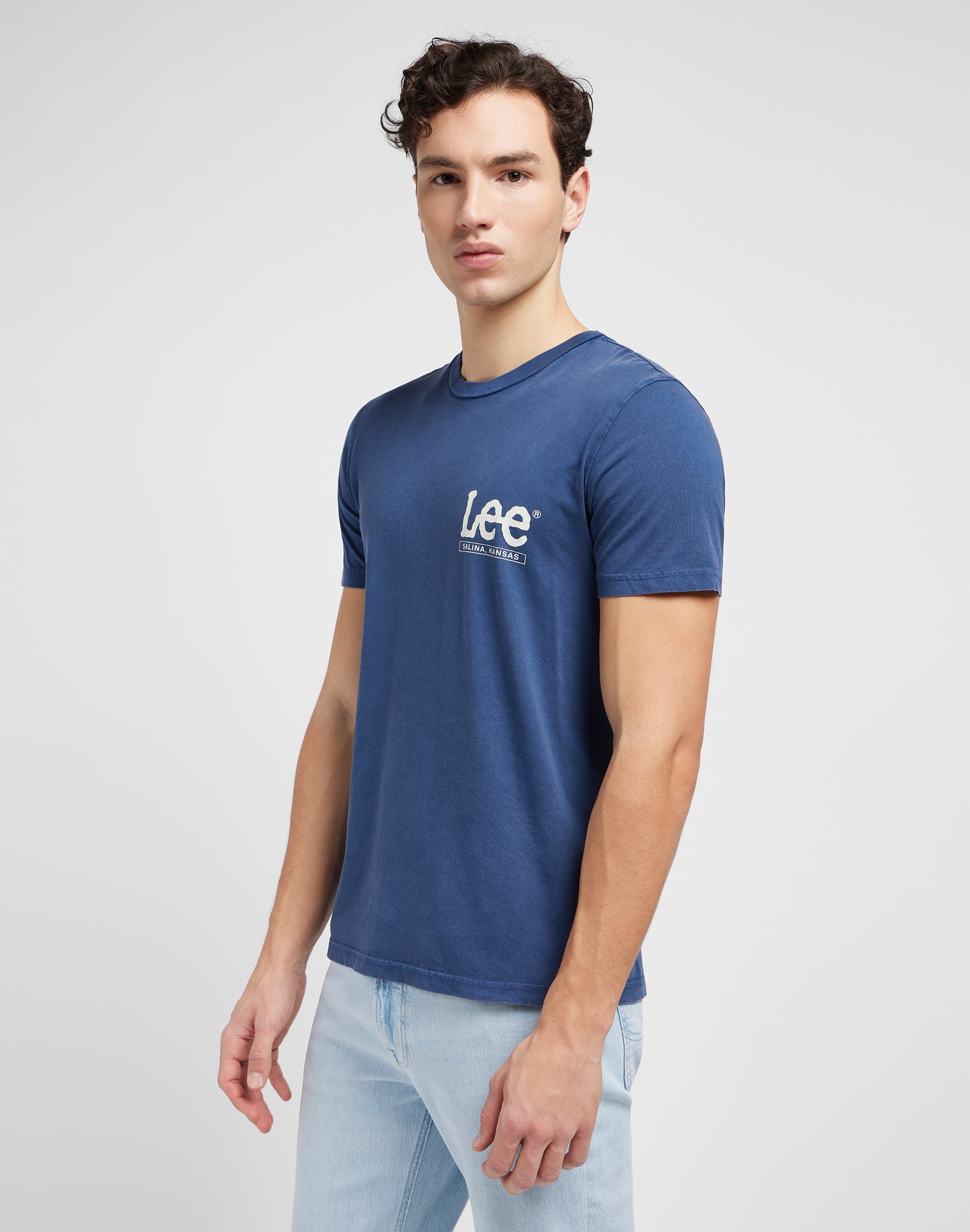 Tee à manches courtes Drama Blue T-shirts Lee   