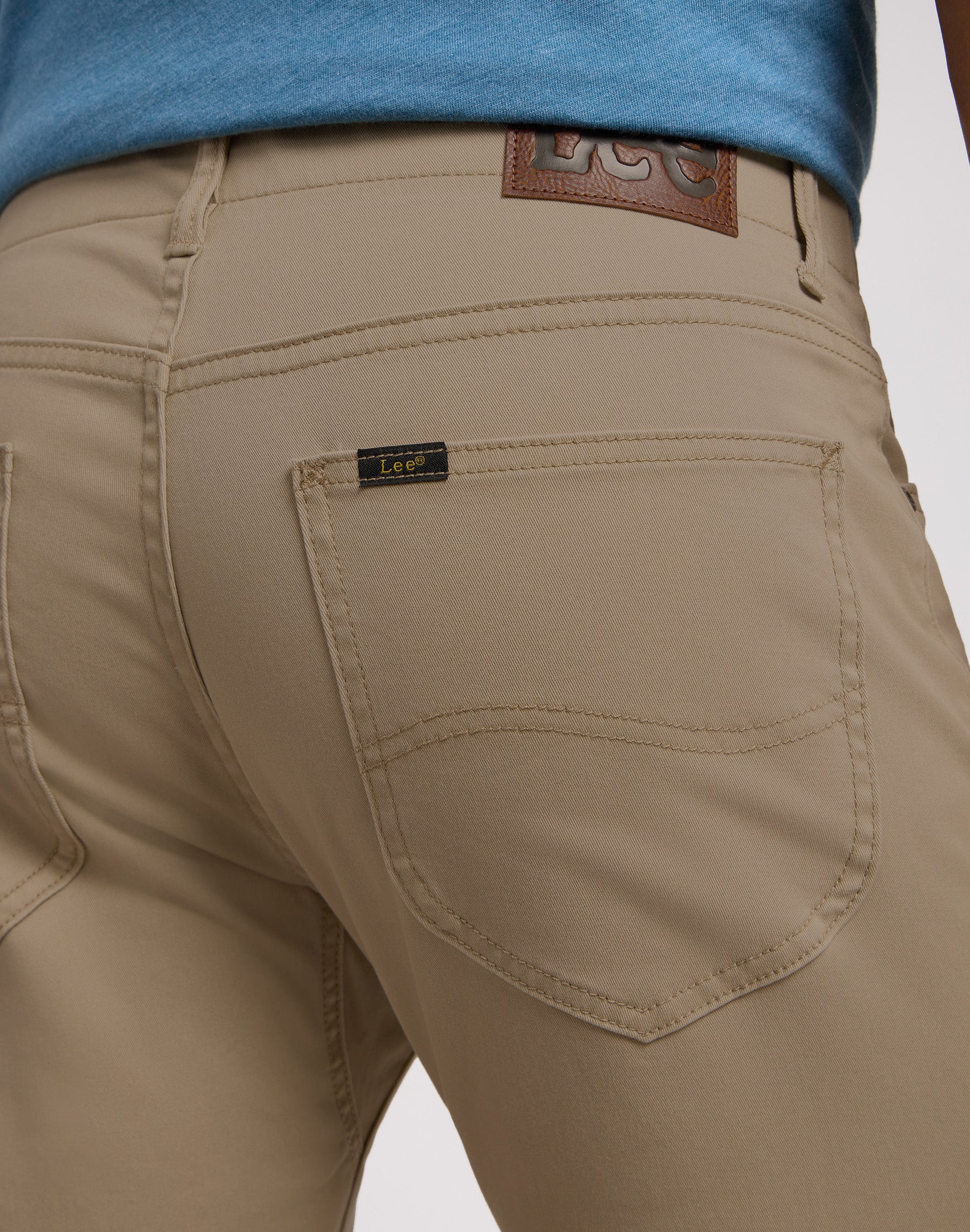 Slim Fit MVP en pantalon Tawny Brown Lee   