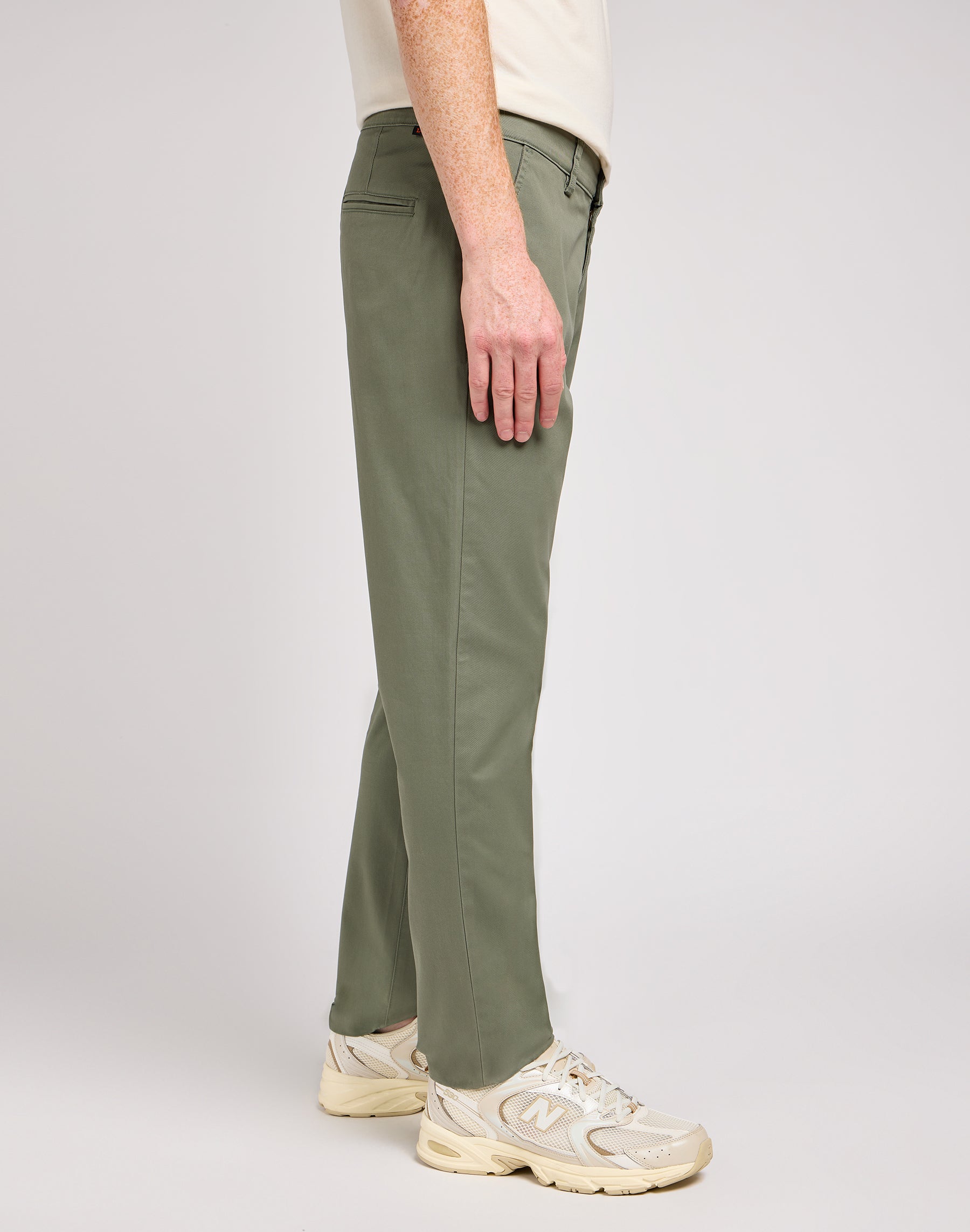 Slim Chino dans Olive Grove Pantalon Lee   