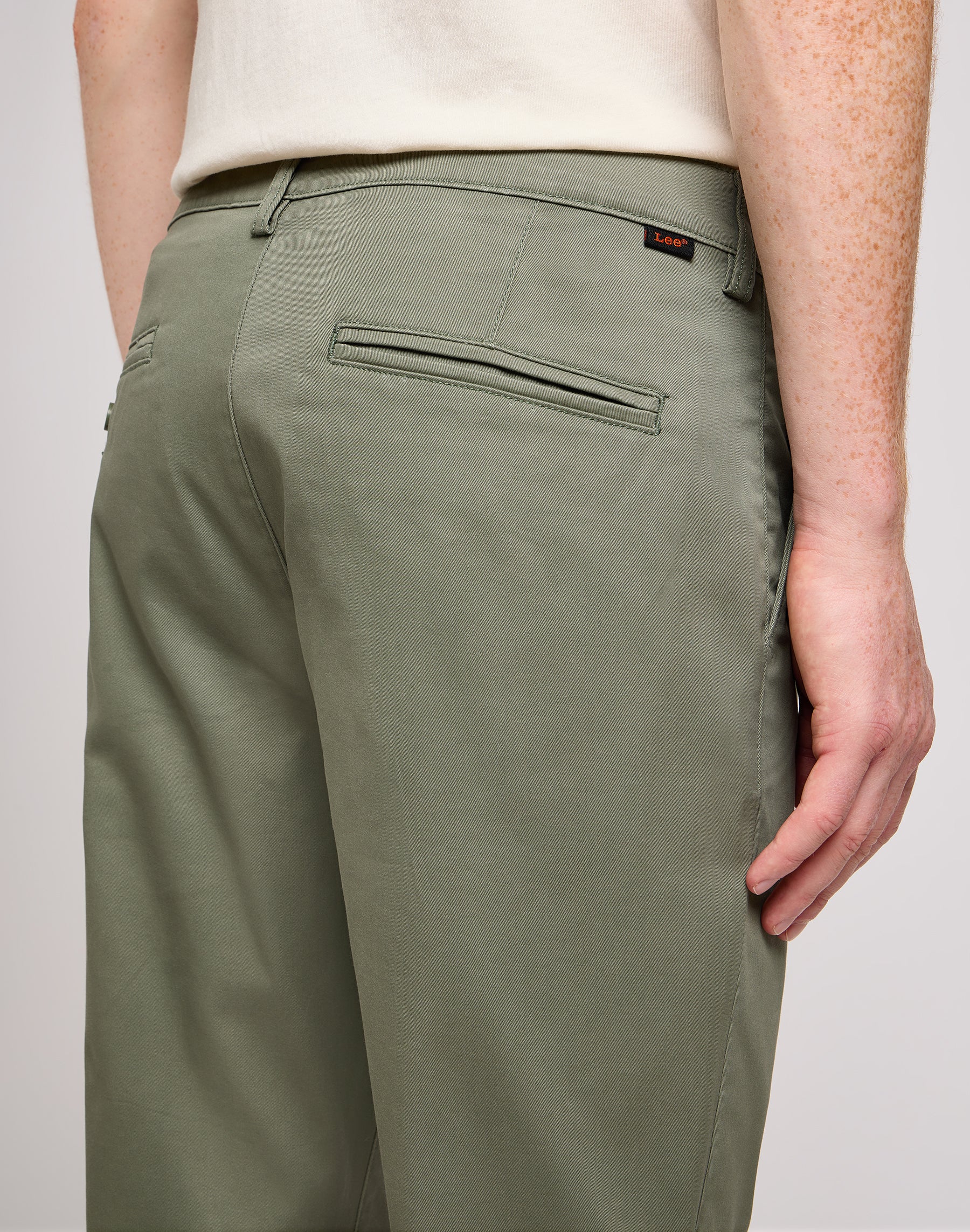 Slim Chino dans Olive Grove Pantalon Lee   