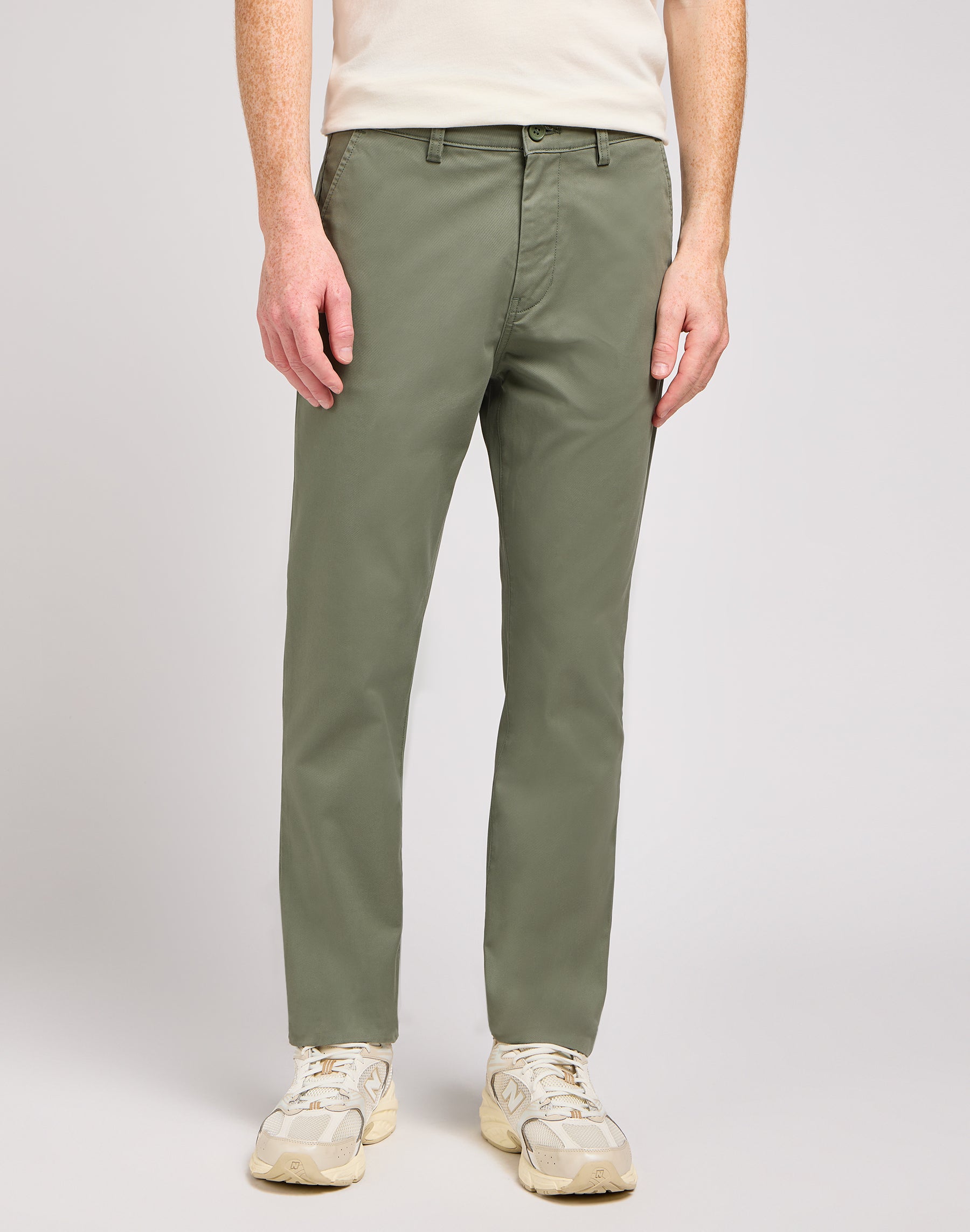 Slim Chino dans Olive Grove Pantalon Lee   