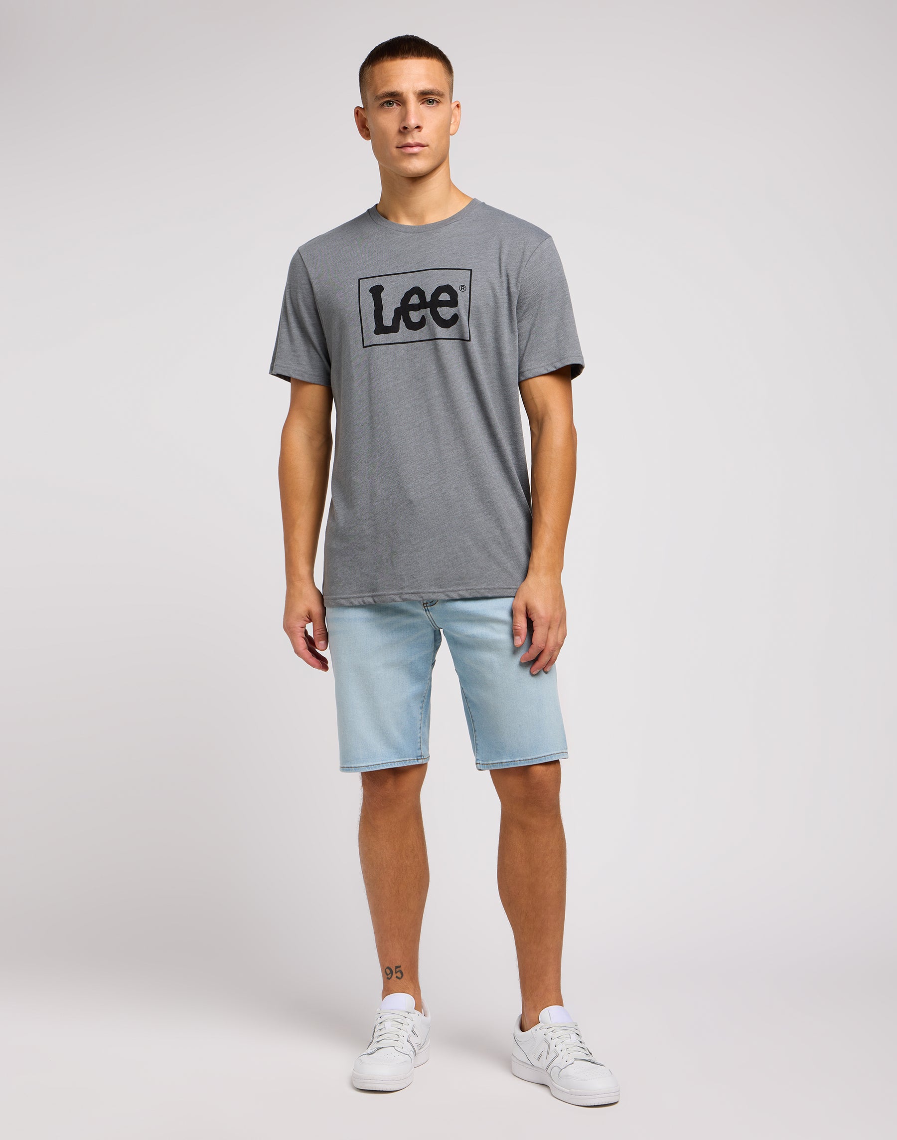 XM 5 Pocket Short en jean Ice Man Lee   