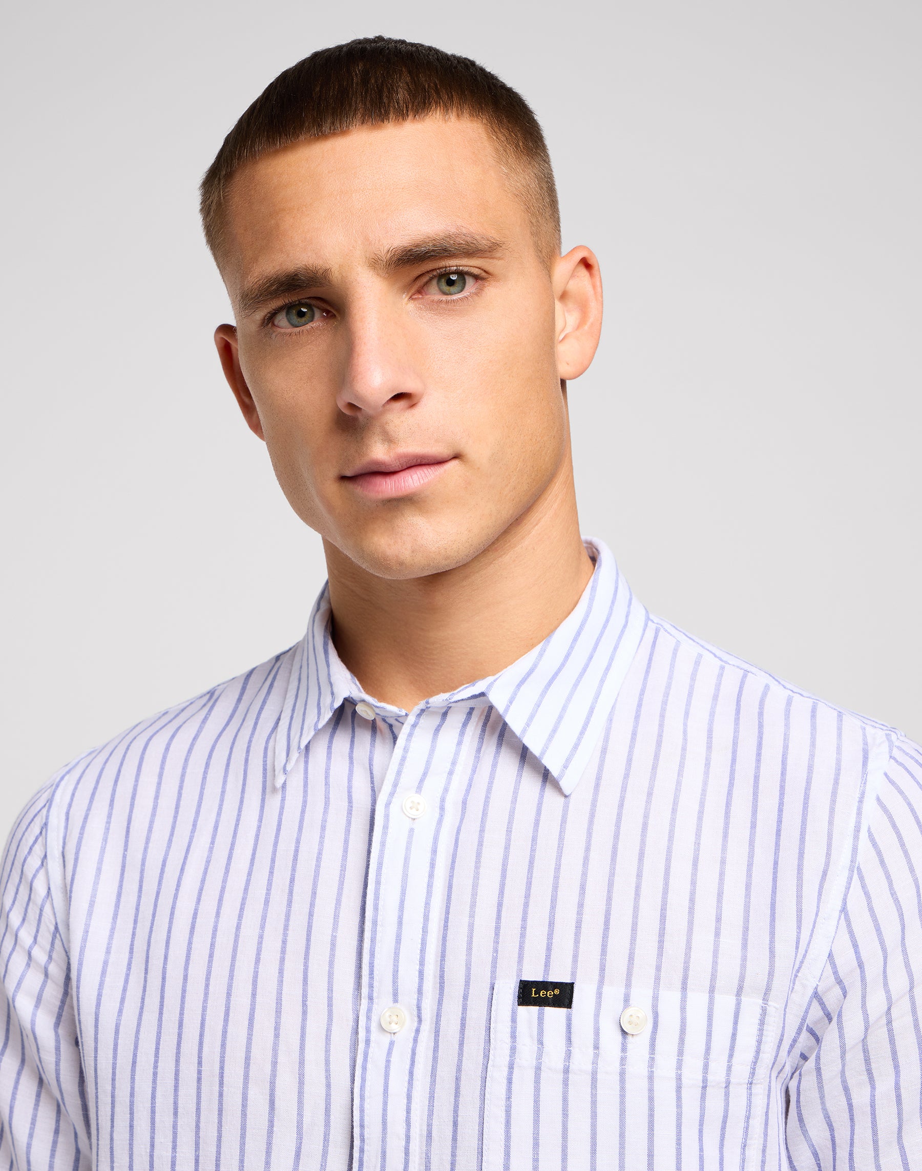 Leesure Shirt in Surf Blue Chemises Lee   