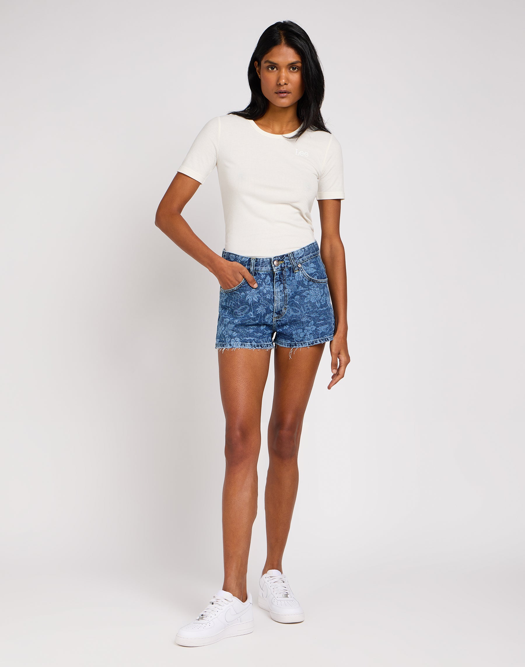 Rider Short 3 Inch en denim tropical Short en jean Lee   