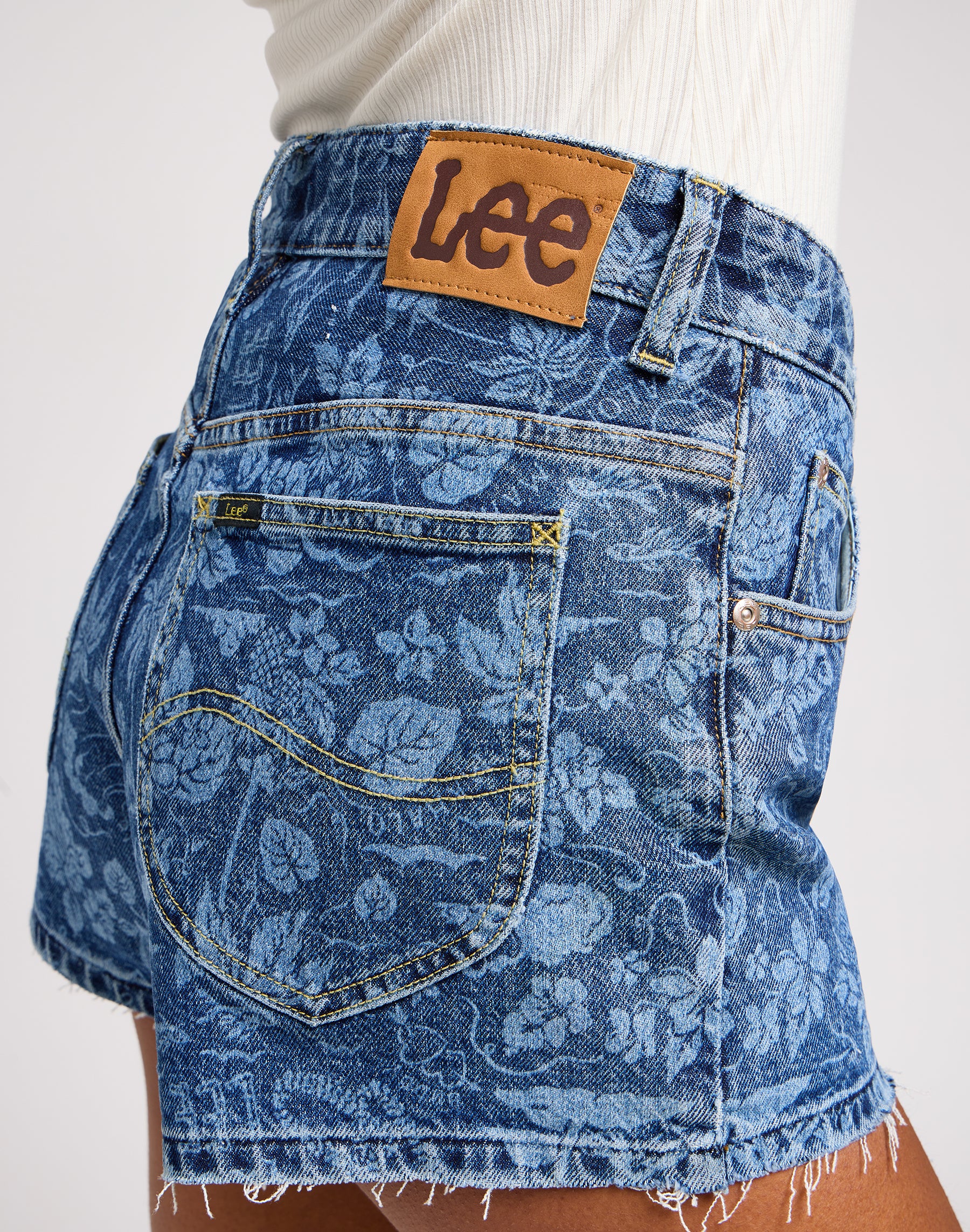 Rider Short 3 Inch en denim tropical Short en jean Lee   