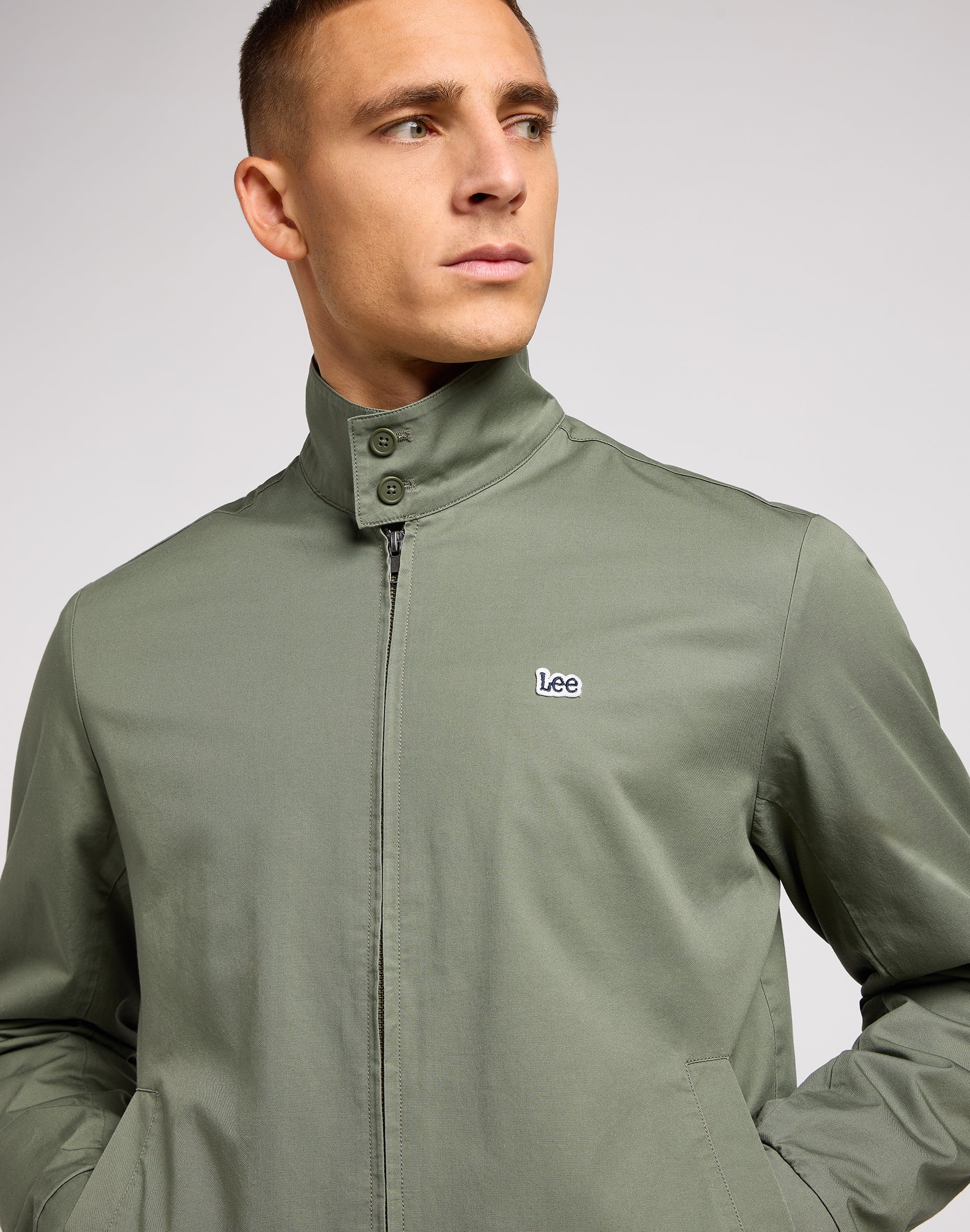 Veste Harrington dans Olive Grove Vestes Lee   