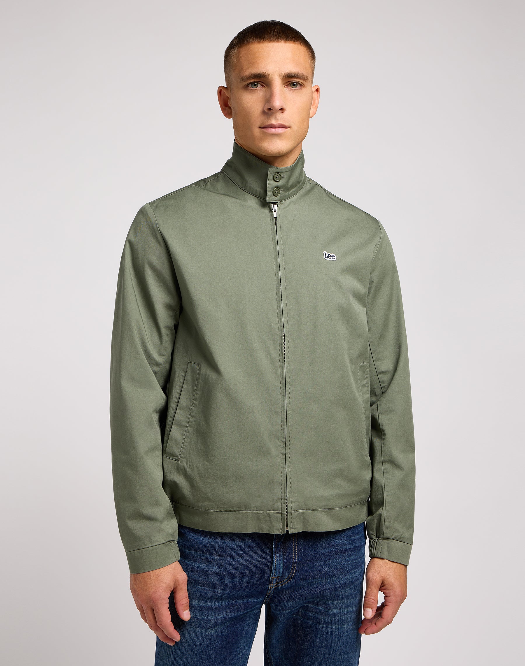 Veste Harrington dans Olive Grove Vestes Lee   