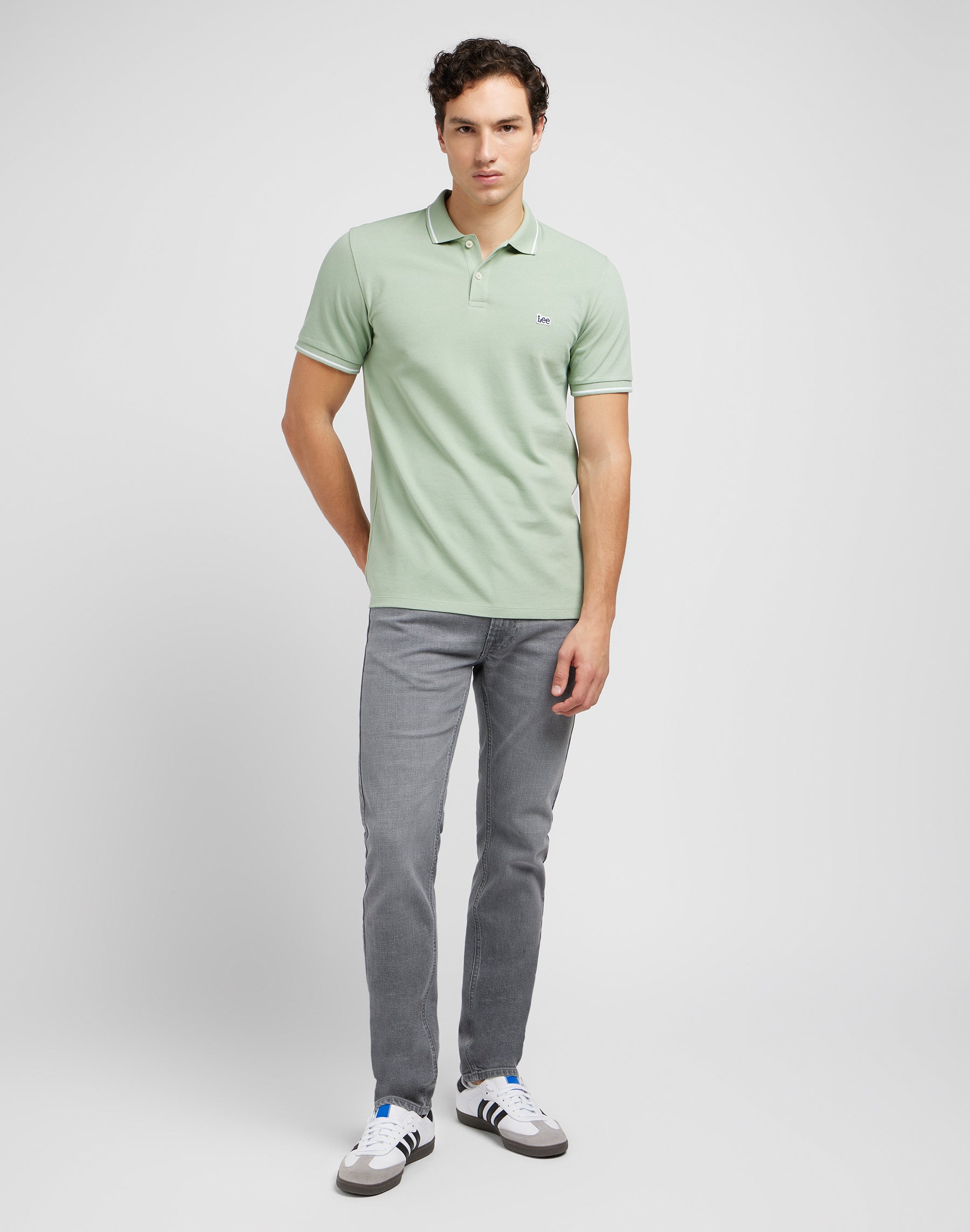 Polo piqué en Intuition Grey Polos Lee   