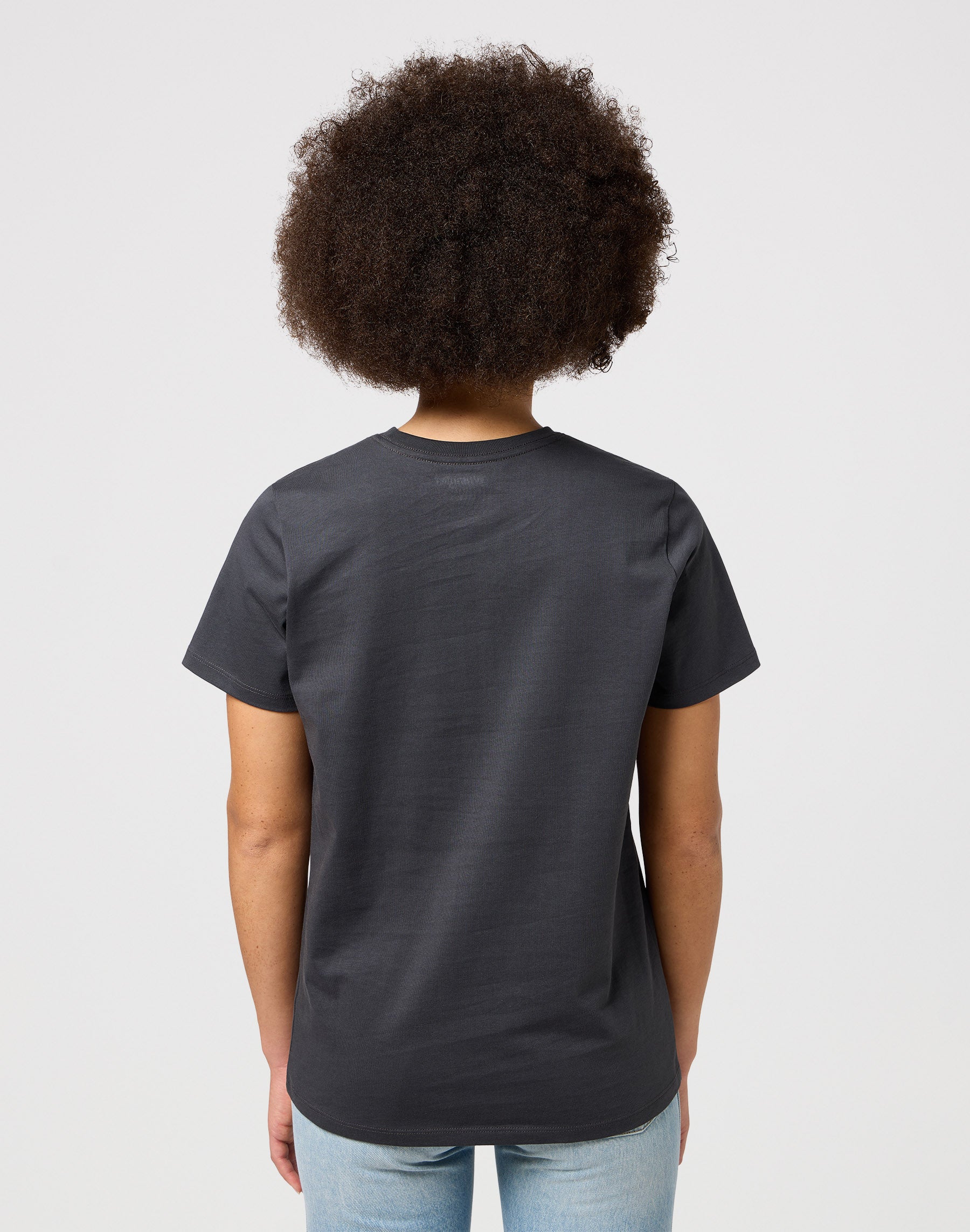 Regular Tee in Faded Black T-shirts Wrangler