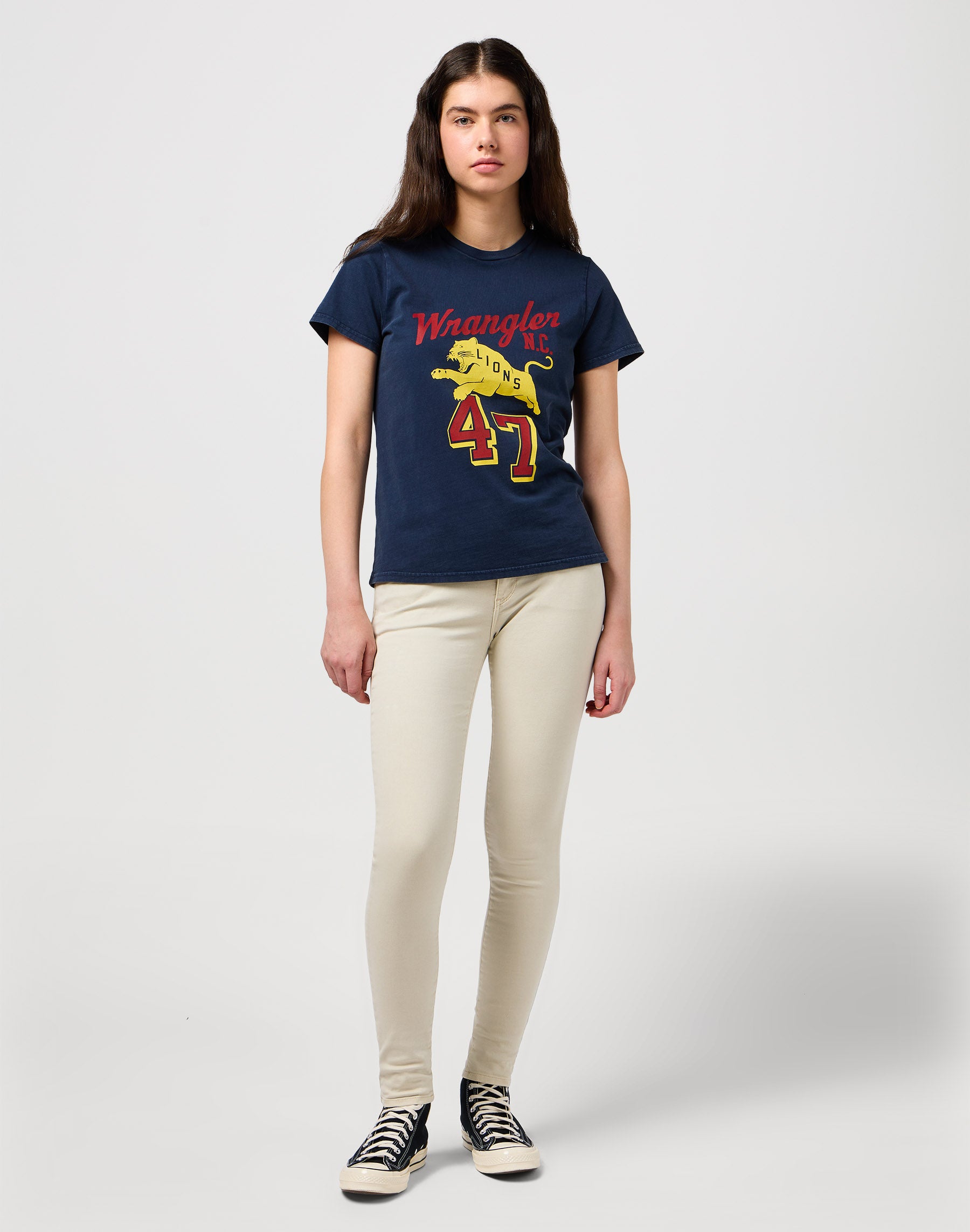 Regular Tee in Navy T-shirts Wrangler   