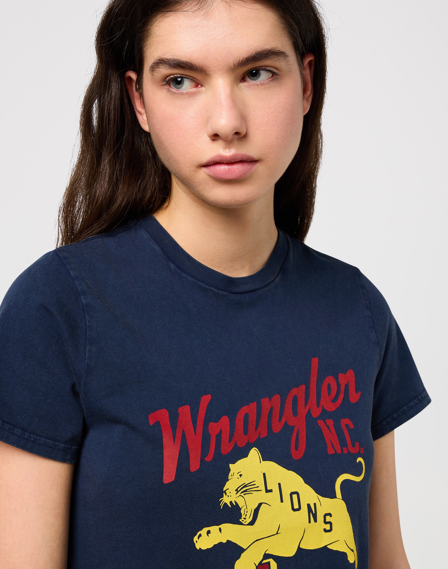 Regular Tee in Navy T-shirts Wrangler   