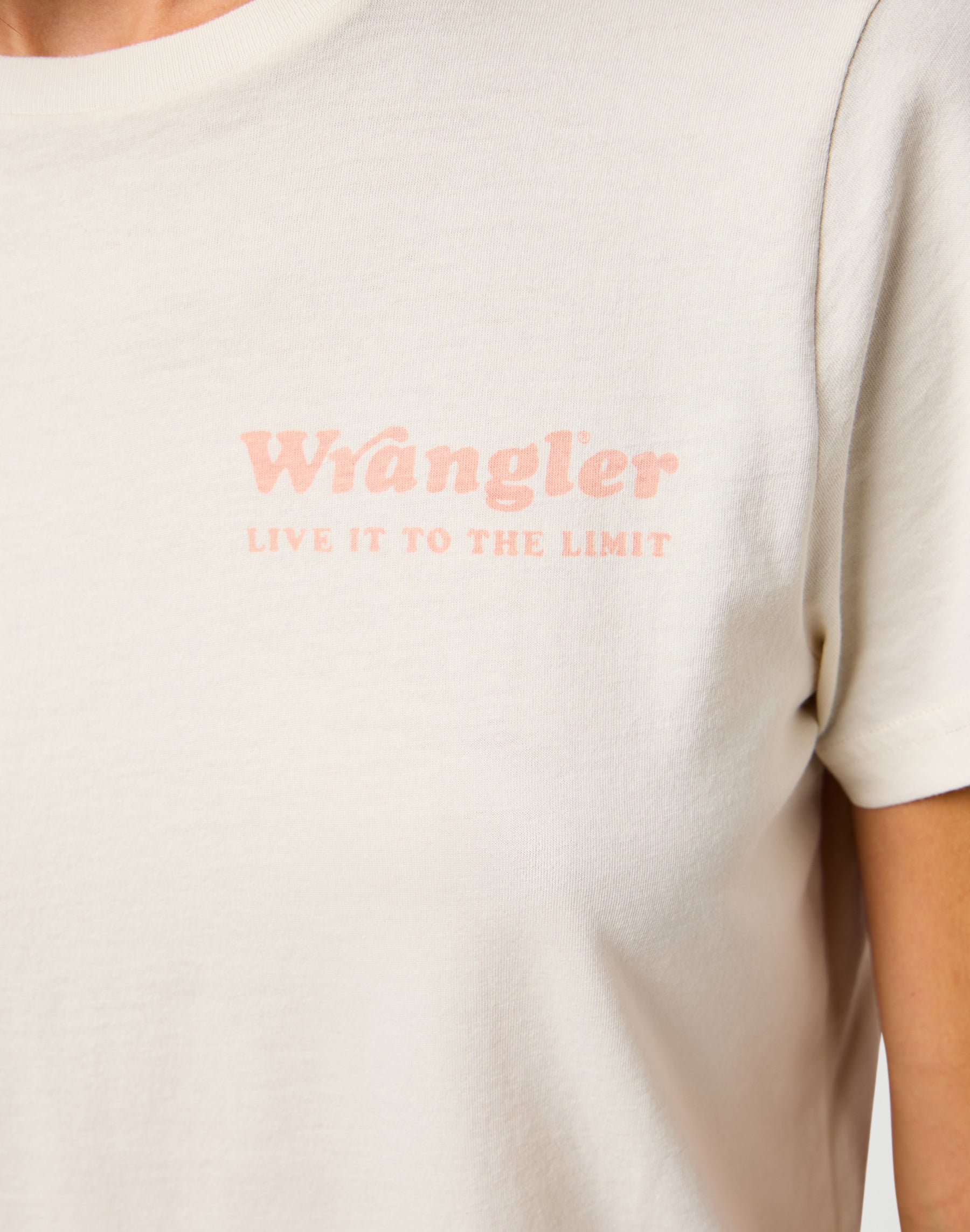 Regular Tee in Vintage White T-shirts Wrangler   