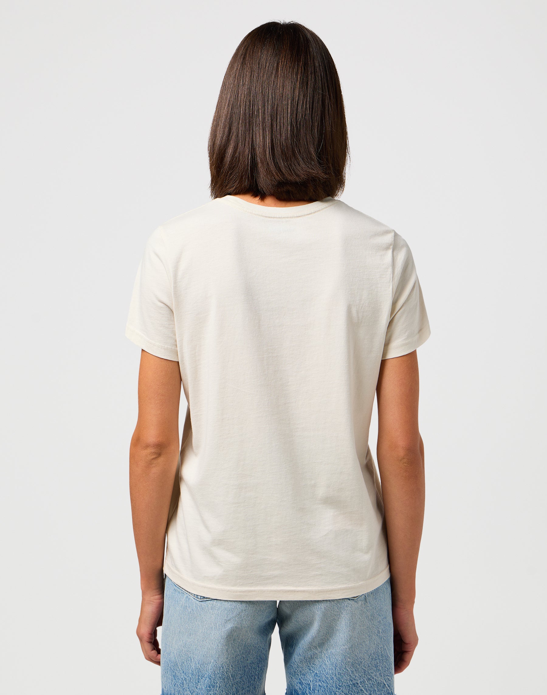 Regular Tee in Vintage White T-shirts Wrangler   