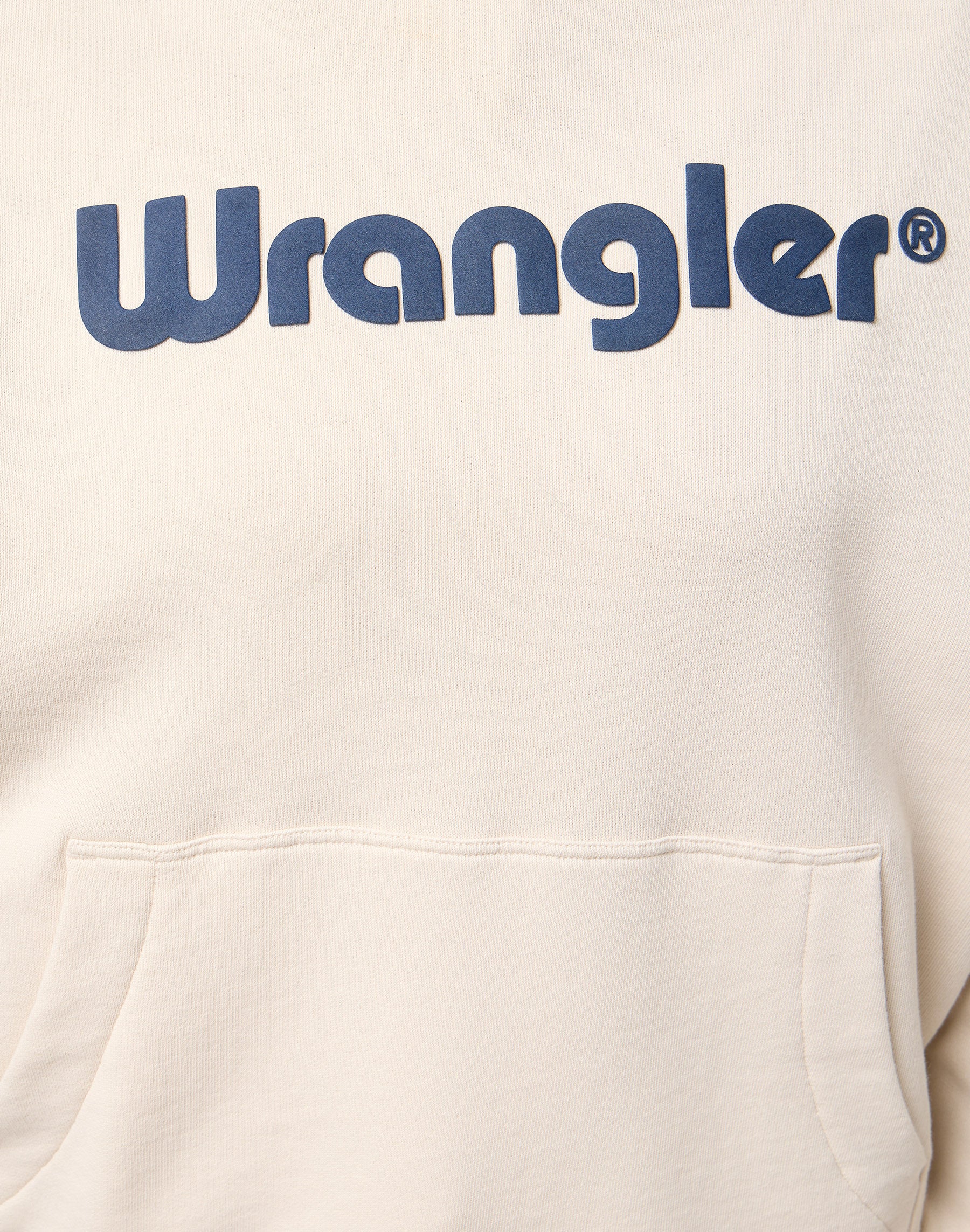 Sweat à capuche Regular en vintage blanc Wrangler   