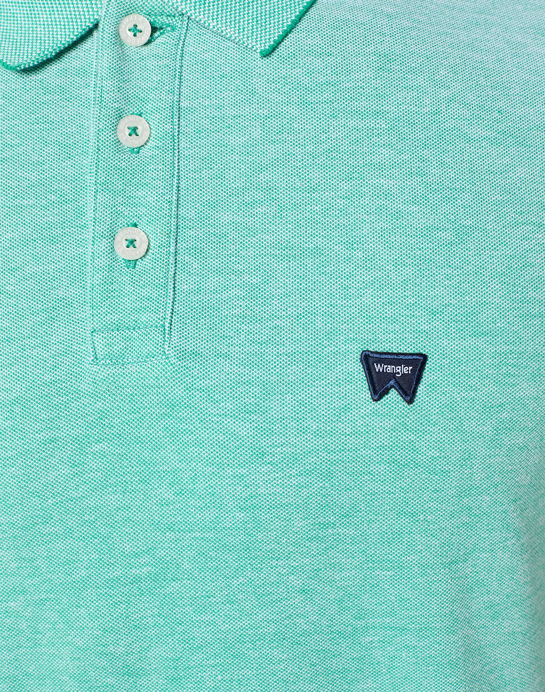 Refined Polo Shirt in Green Polos Wrangler   