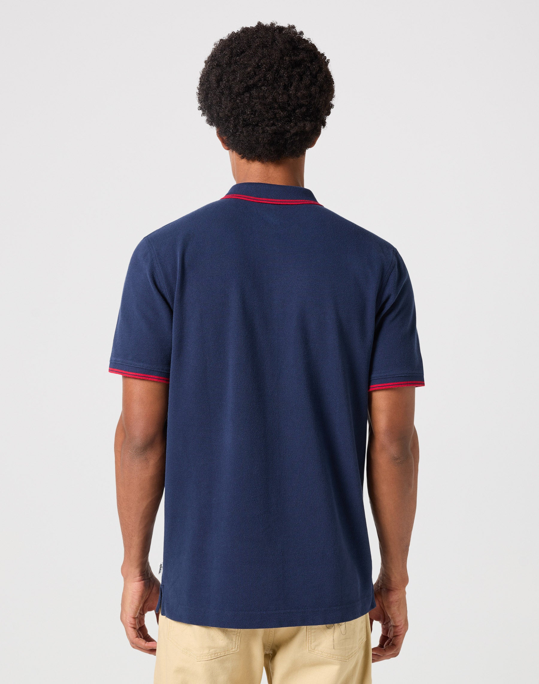 Polo en bleu marine Polos Wrangler   