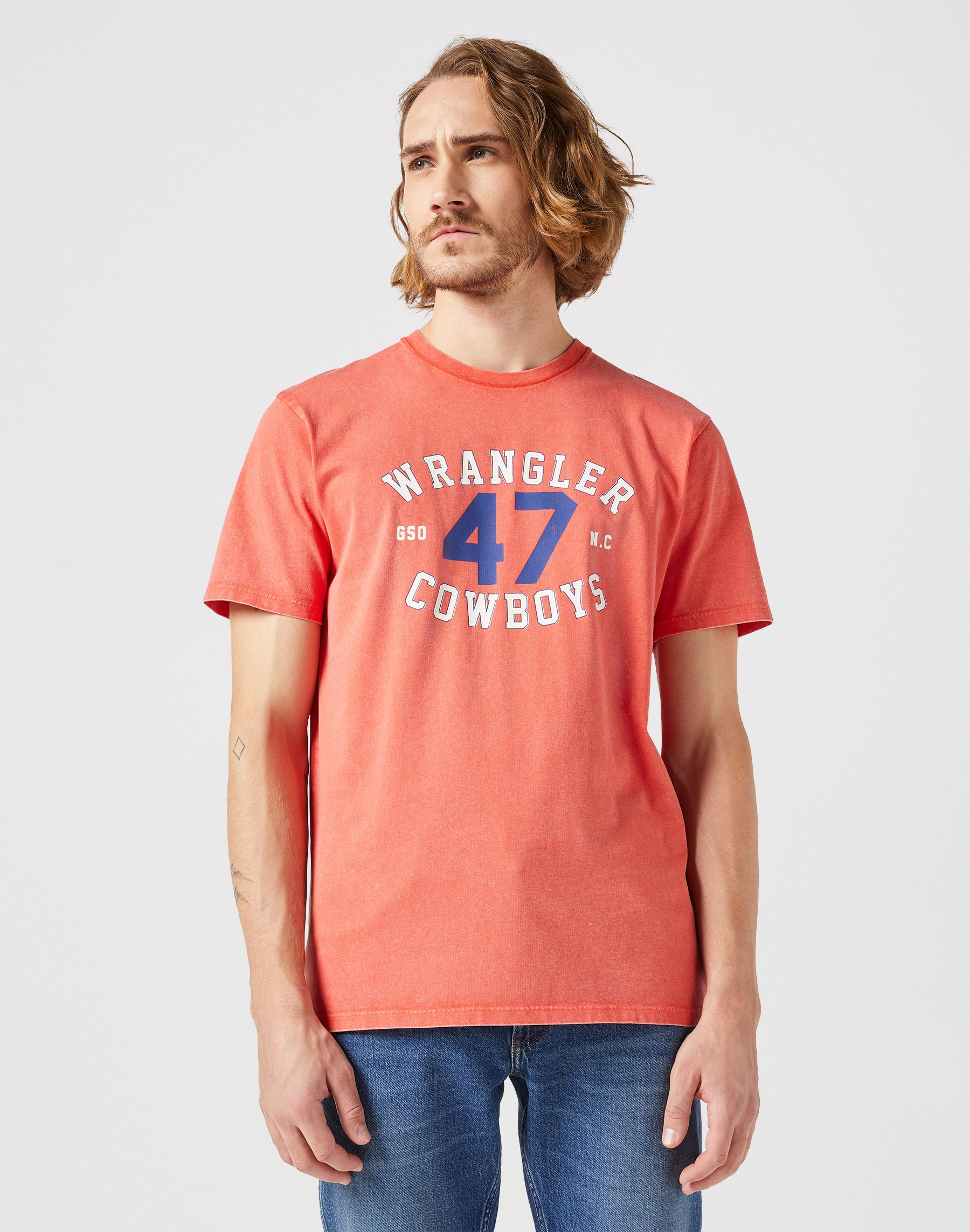 Graphic Tee in Burnt Sienna T-shirts Wrangler   