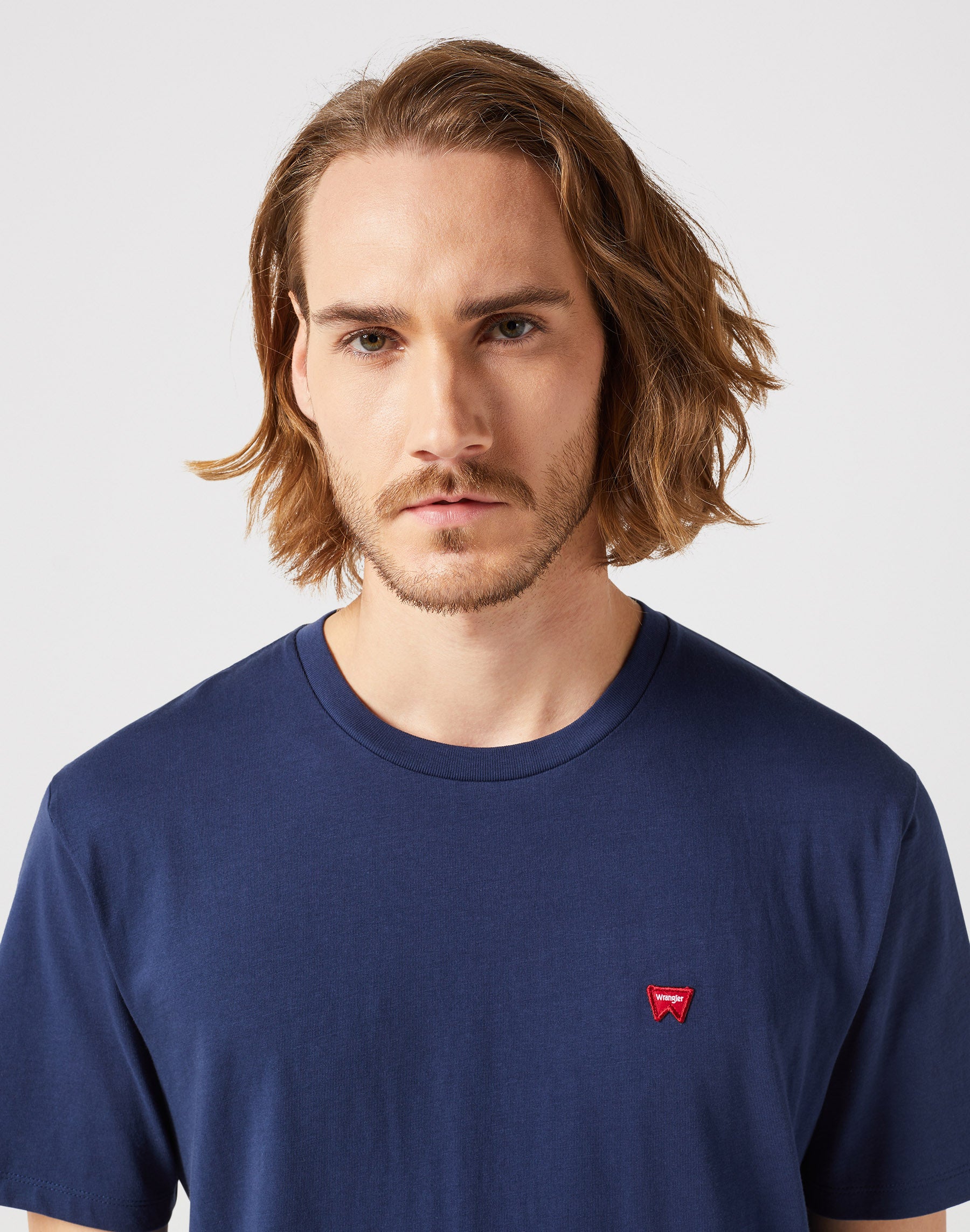 Sign Off Tee in Navy T-shirts Wrangler   