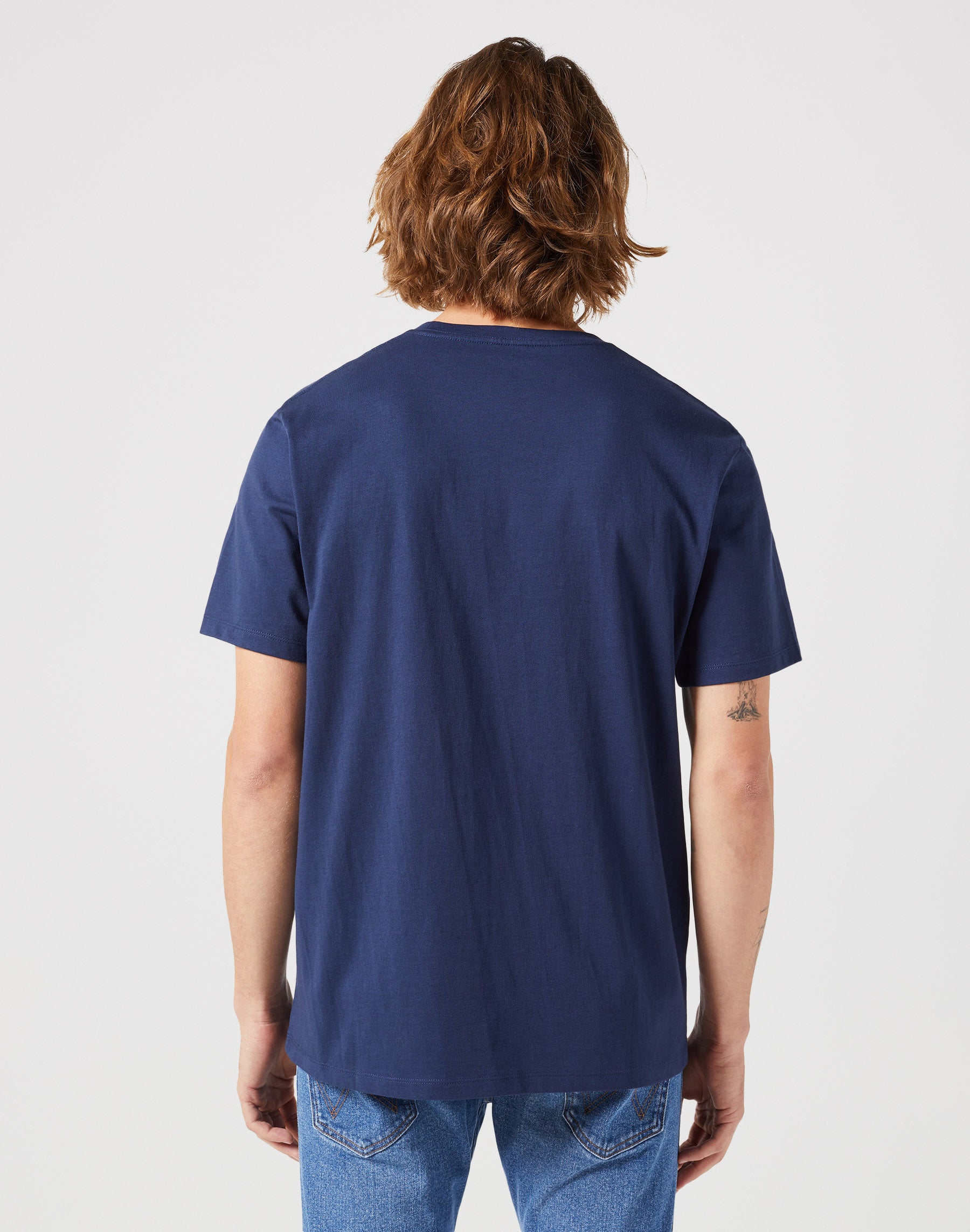 Sign Off Tee in Navy T-shirts Wrangler   