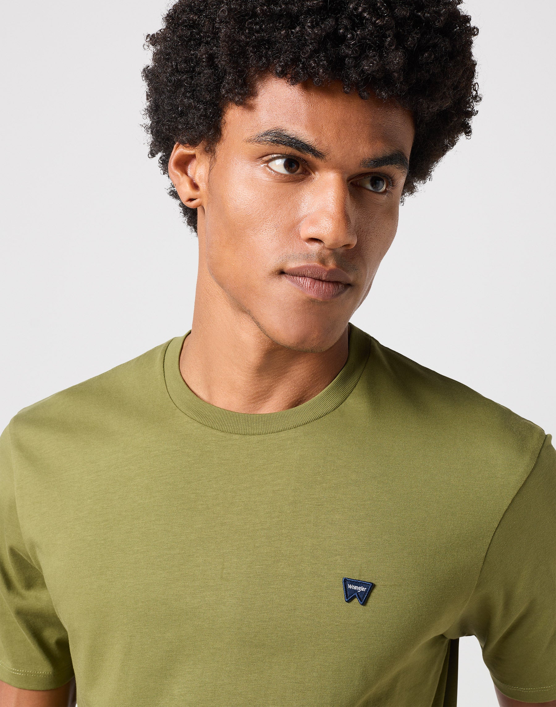 Sign Off Tee in Dusty Olive T-shirts Wrangler   