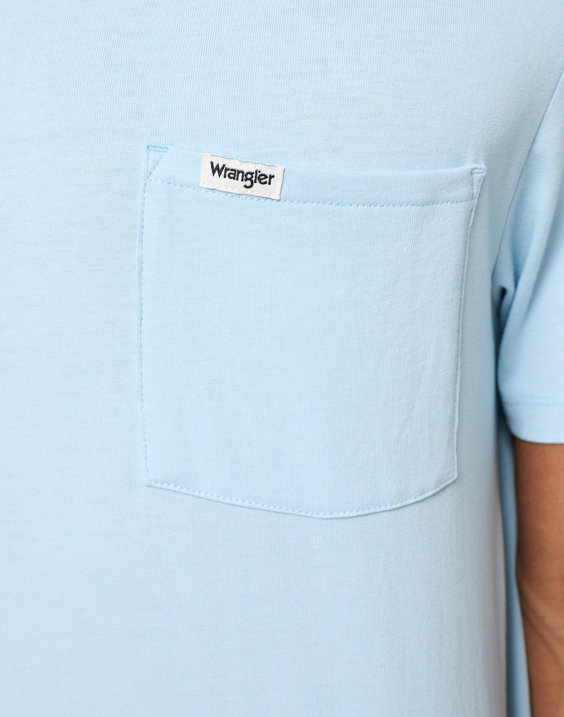 Pocket Tee in Dream Blue T-shirts Wrangler   