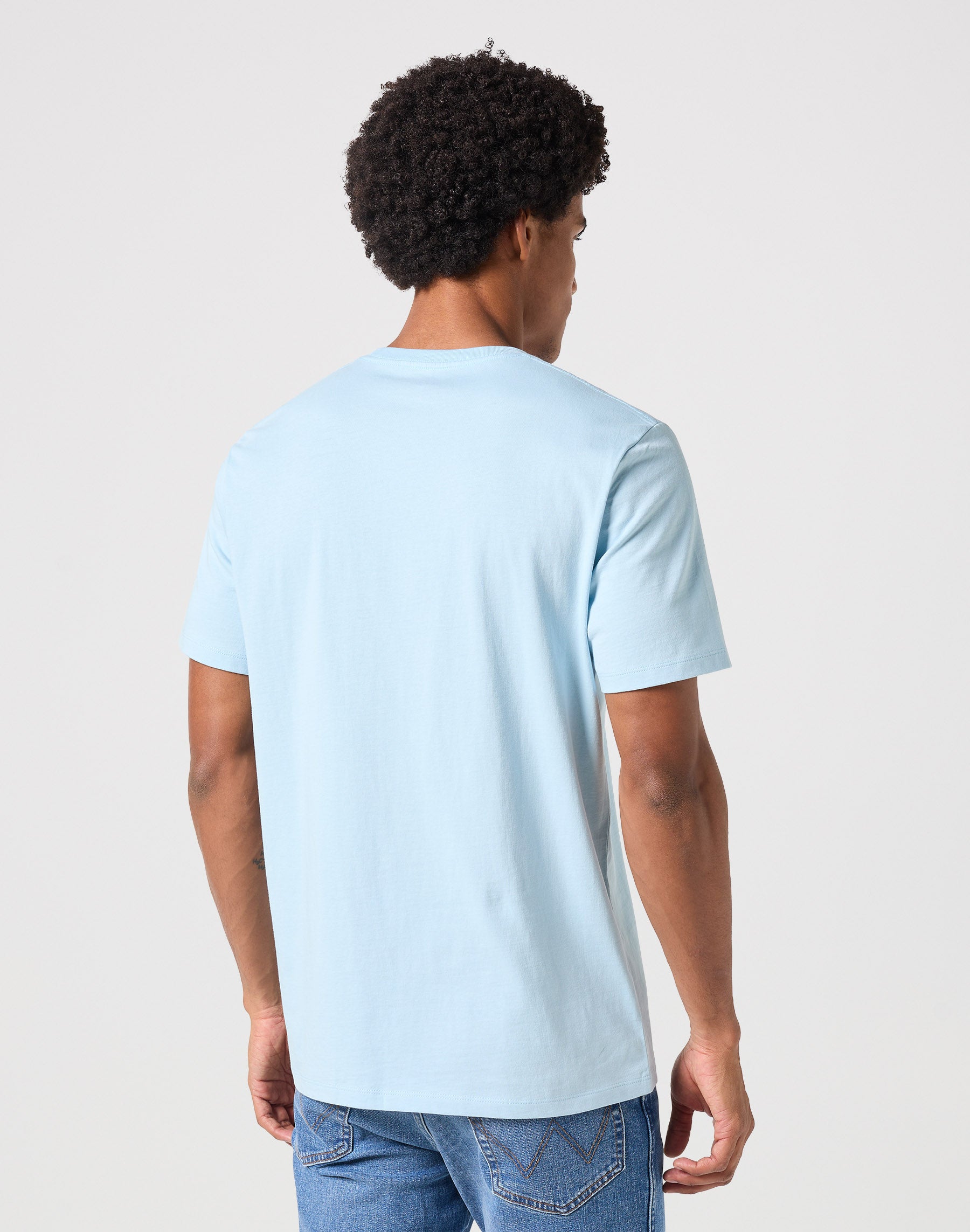 Pocket Tee in Dream Blue T-shirts Wrangler   