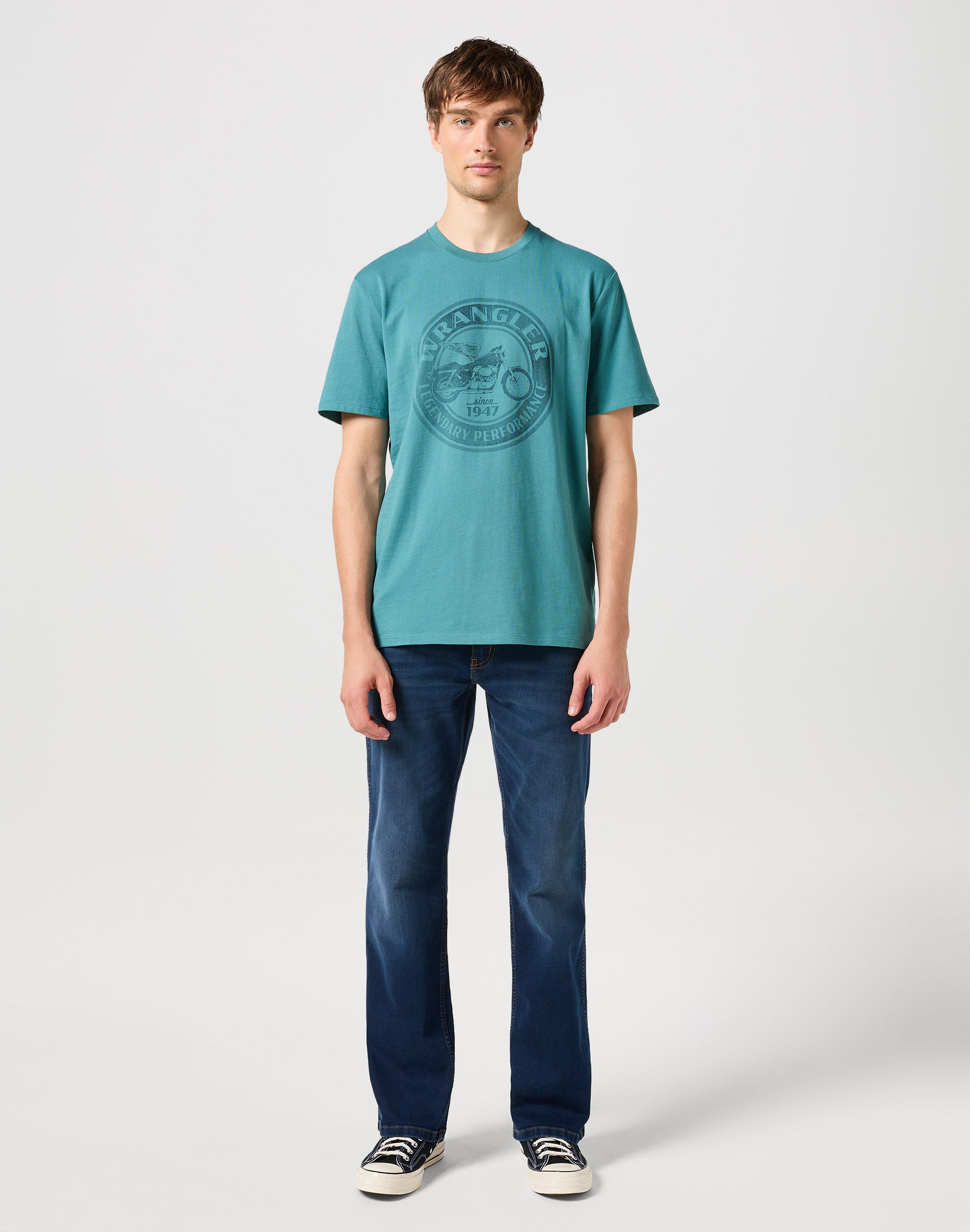 Americana Tee dans Hydro T-shirts Wrangler   