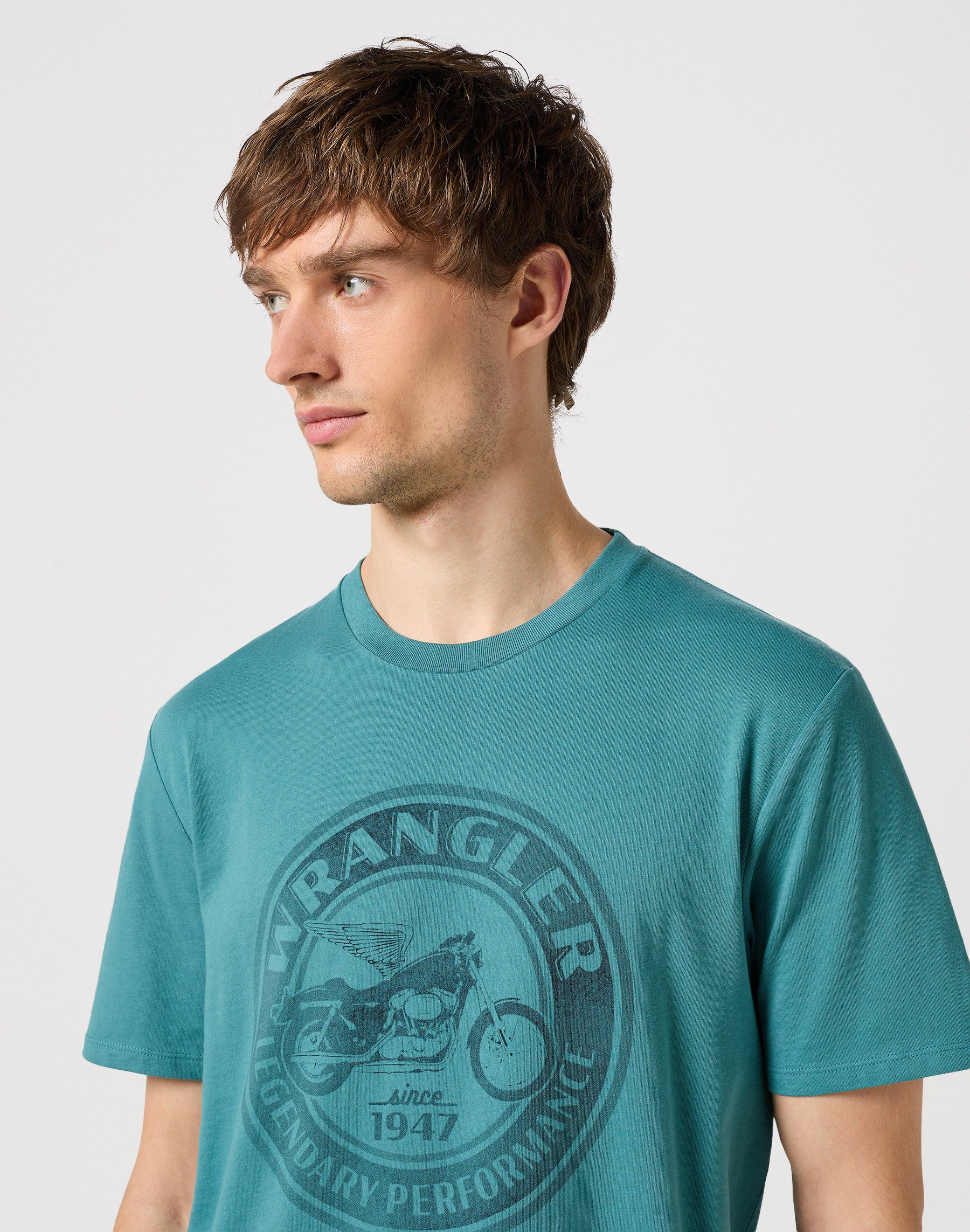 Americana Tee dans Hydro T-shirts Wrangler   