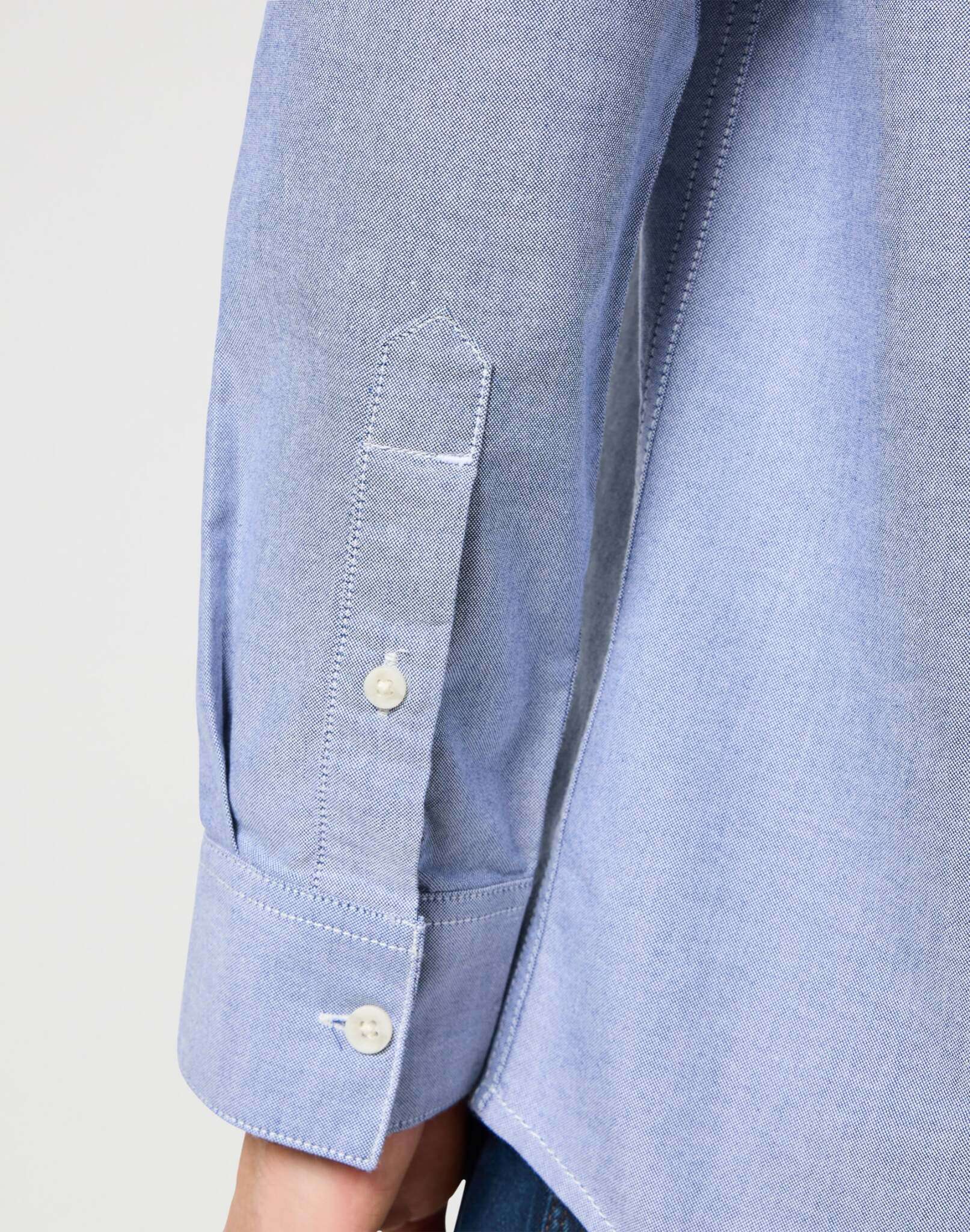 LS Shirt in Oxford Blue Chemises Wrangler