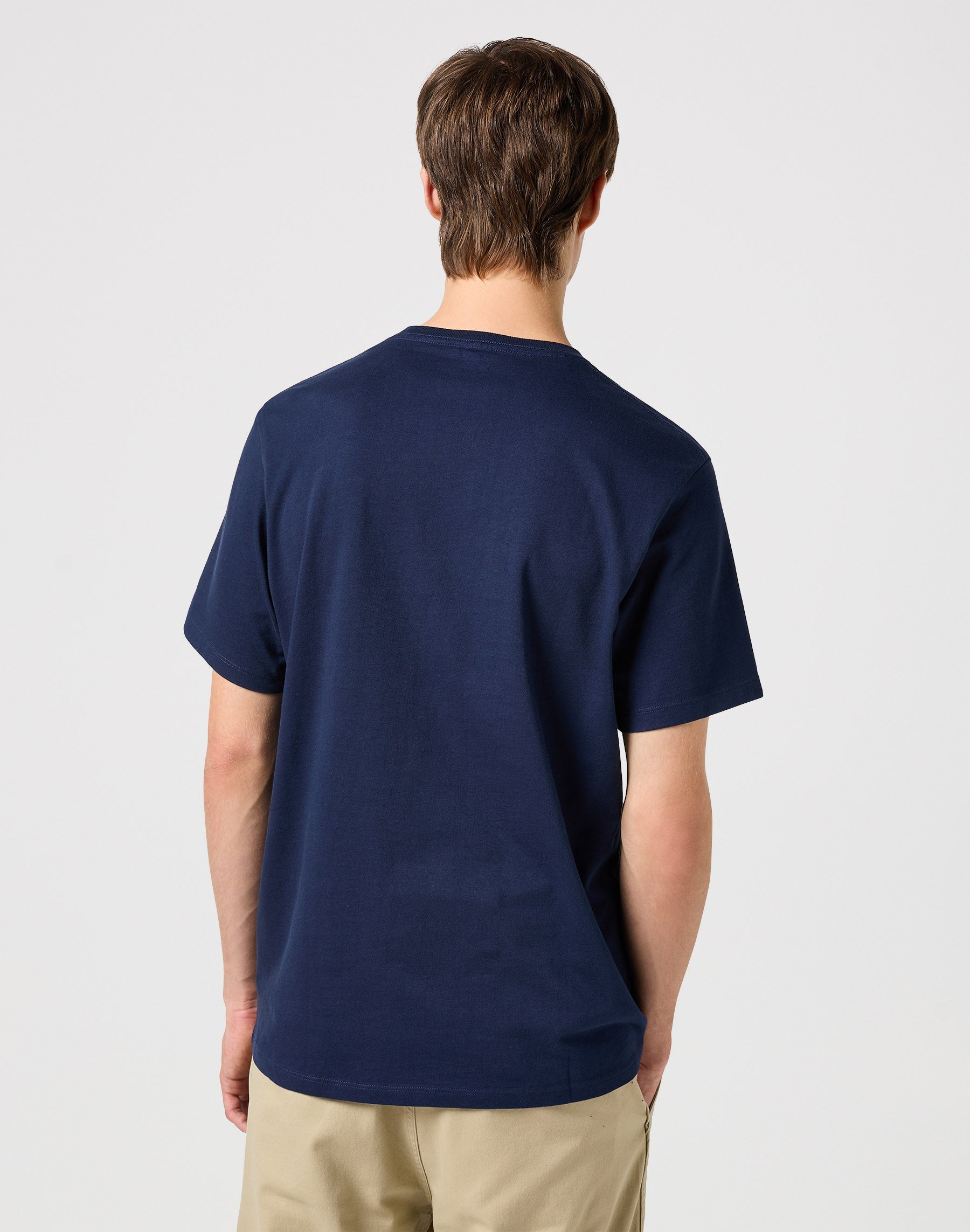 Logo Tee in Navy T-shirts Wrangler   