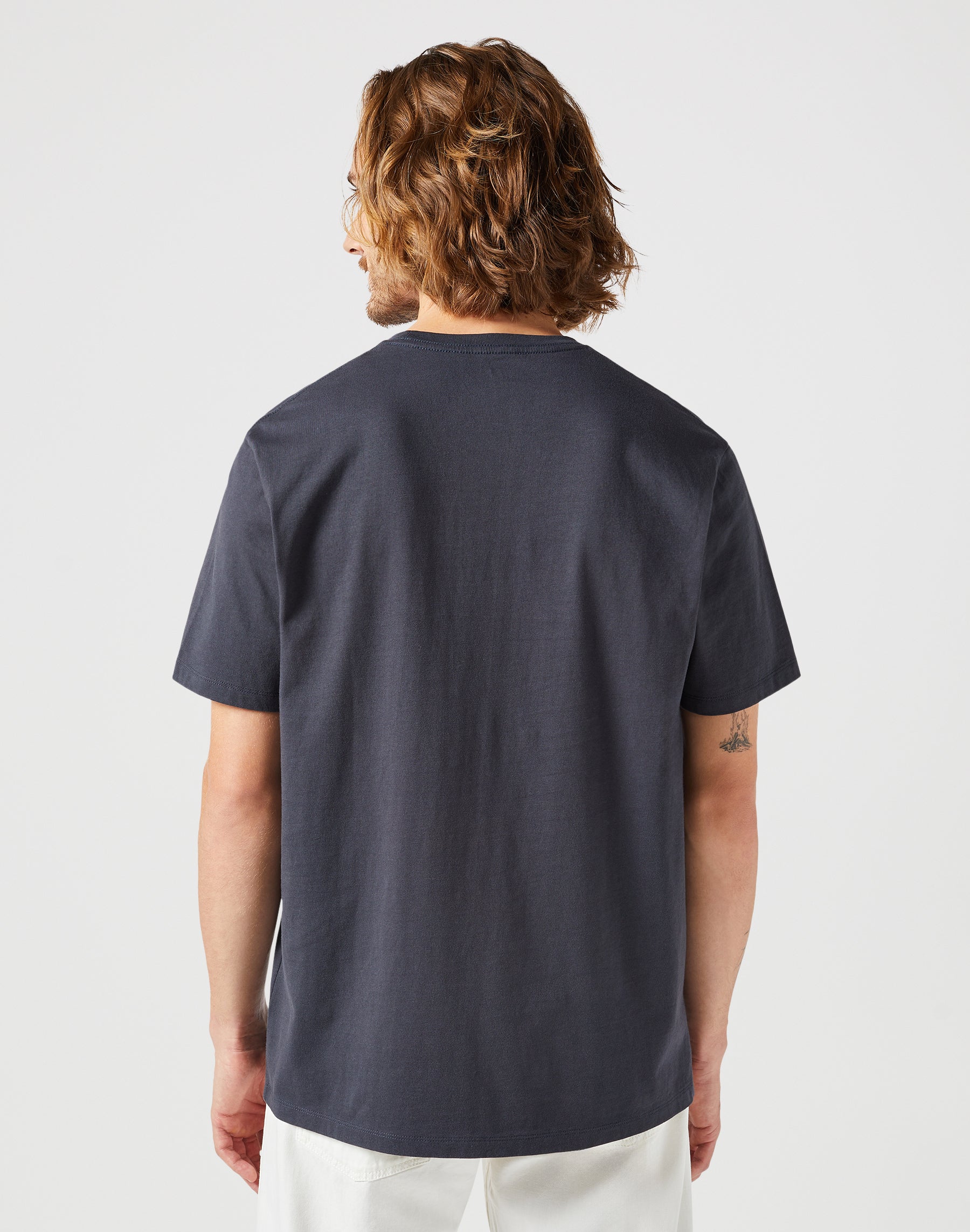 Logo Tee in Black T-shirts Wrangler   