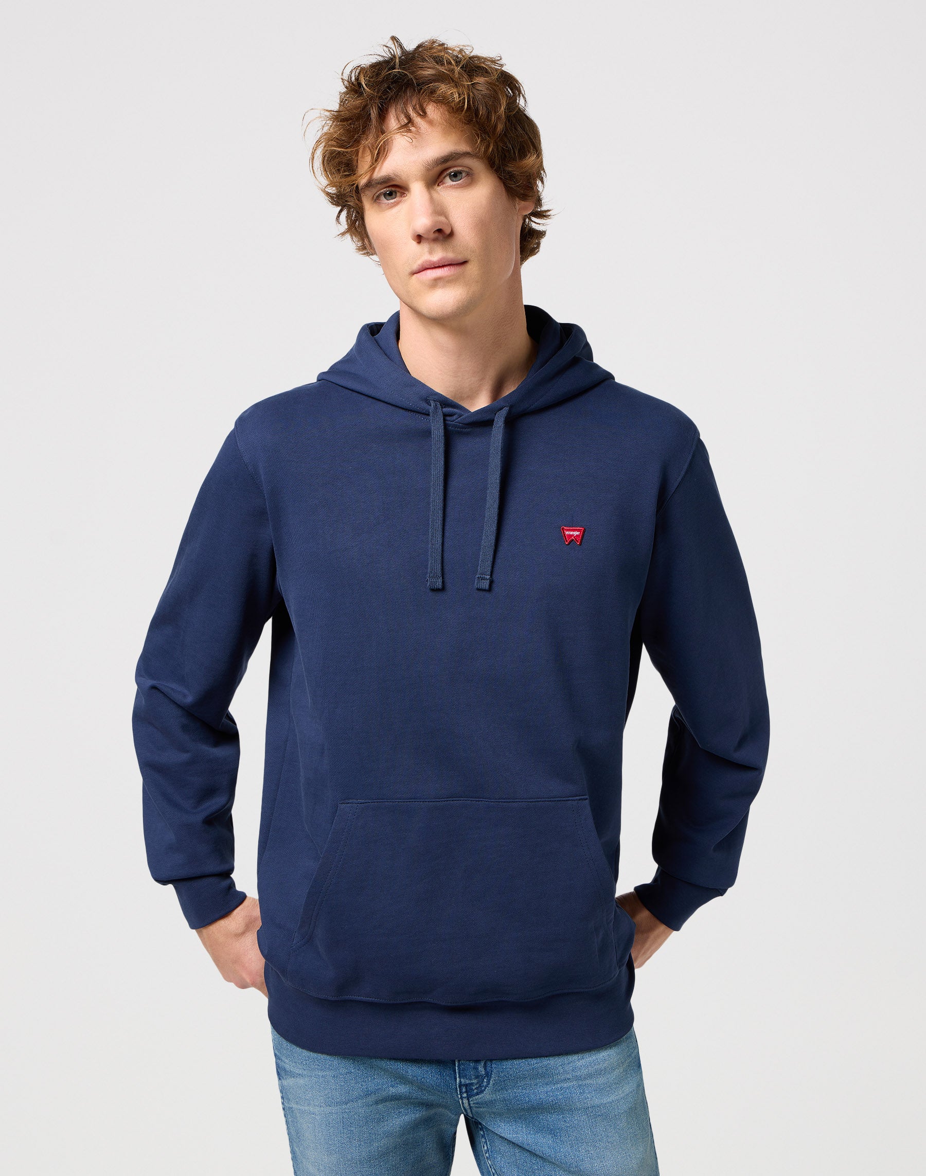 Sweat à capuche Sign Off bleu marine Wrangler