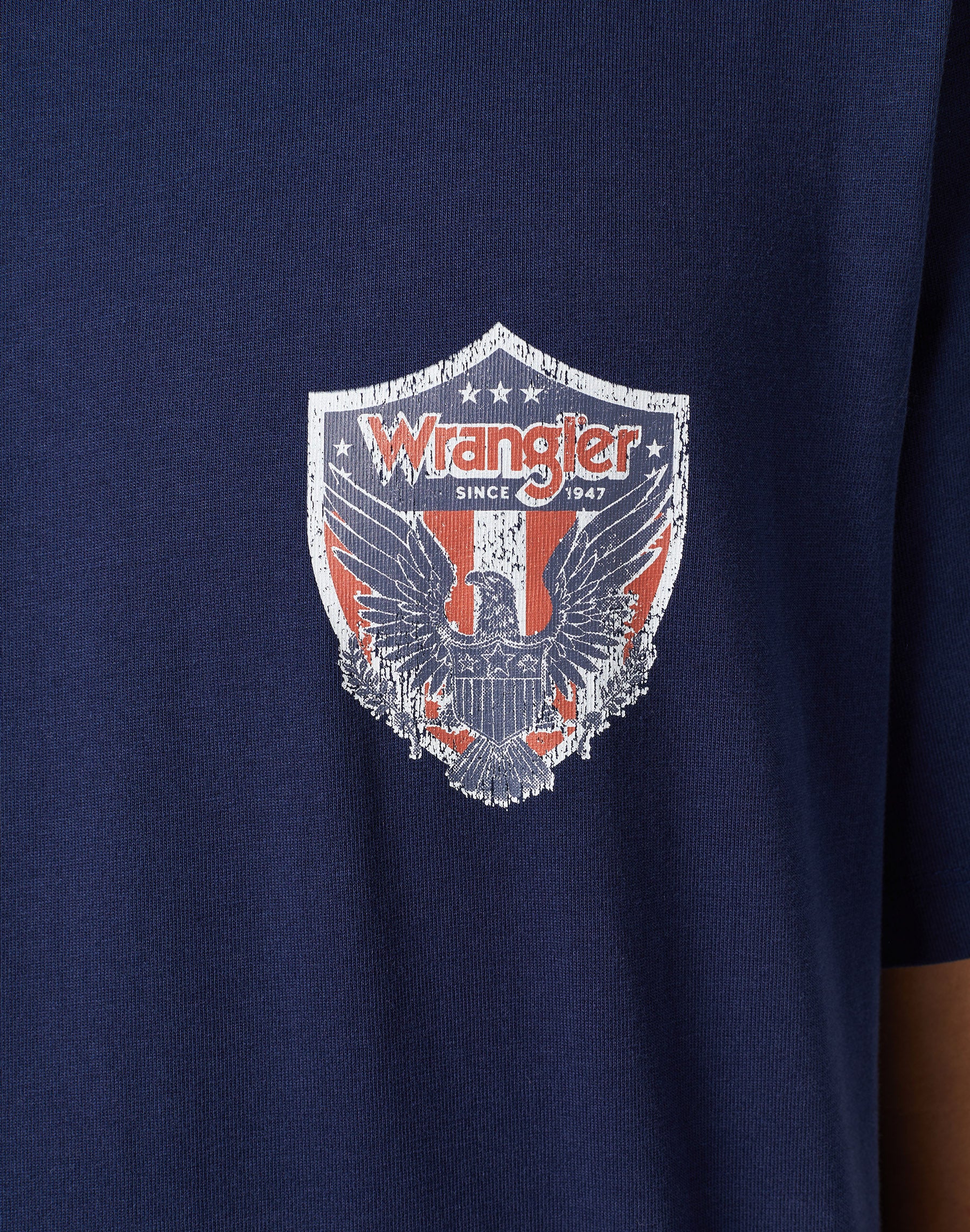 Americana Tee in Black Iris T-shirts Wrangler   