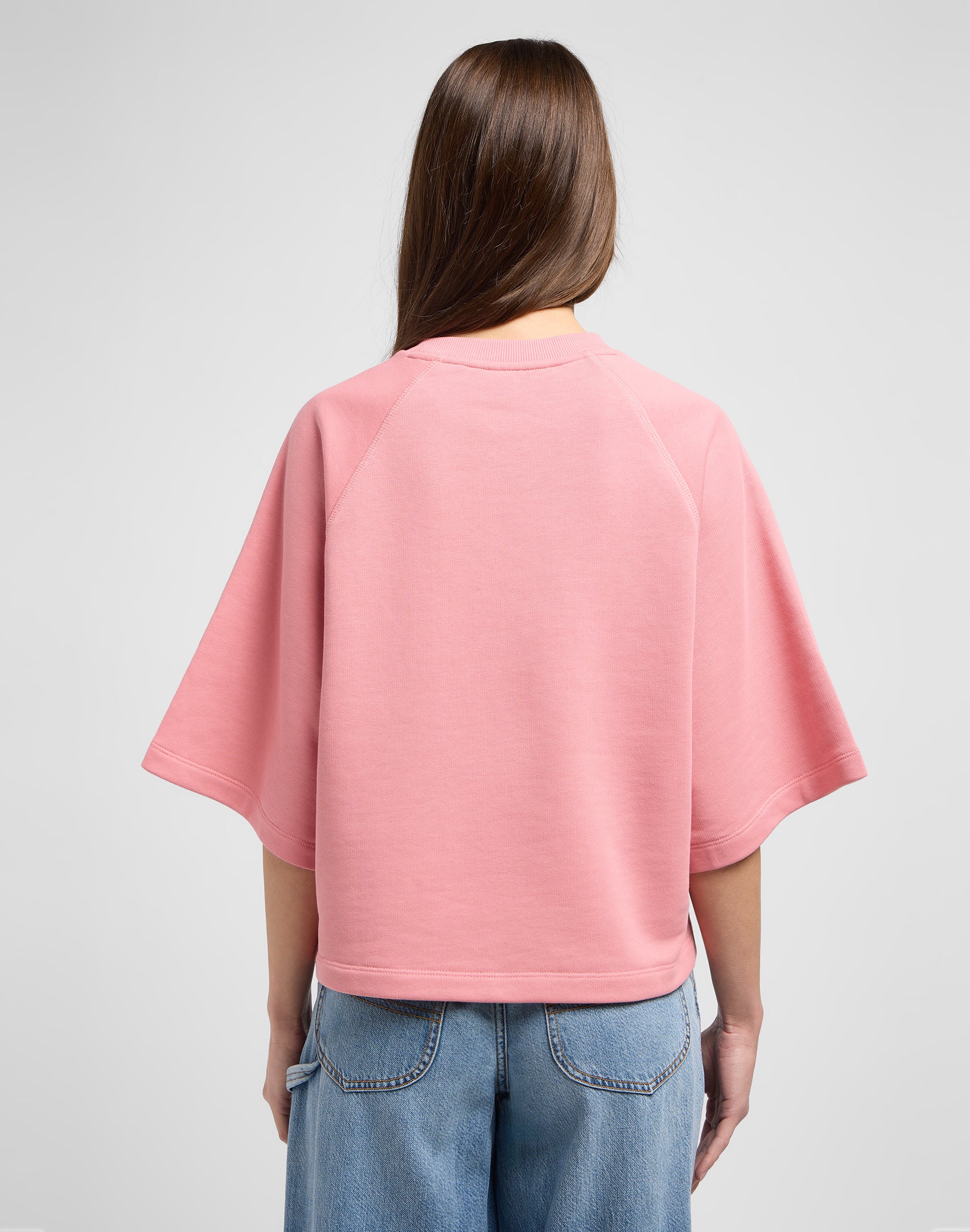 Sweat raglan en rose cassie Sweatshirts Lee   