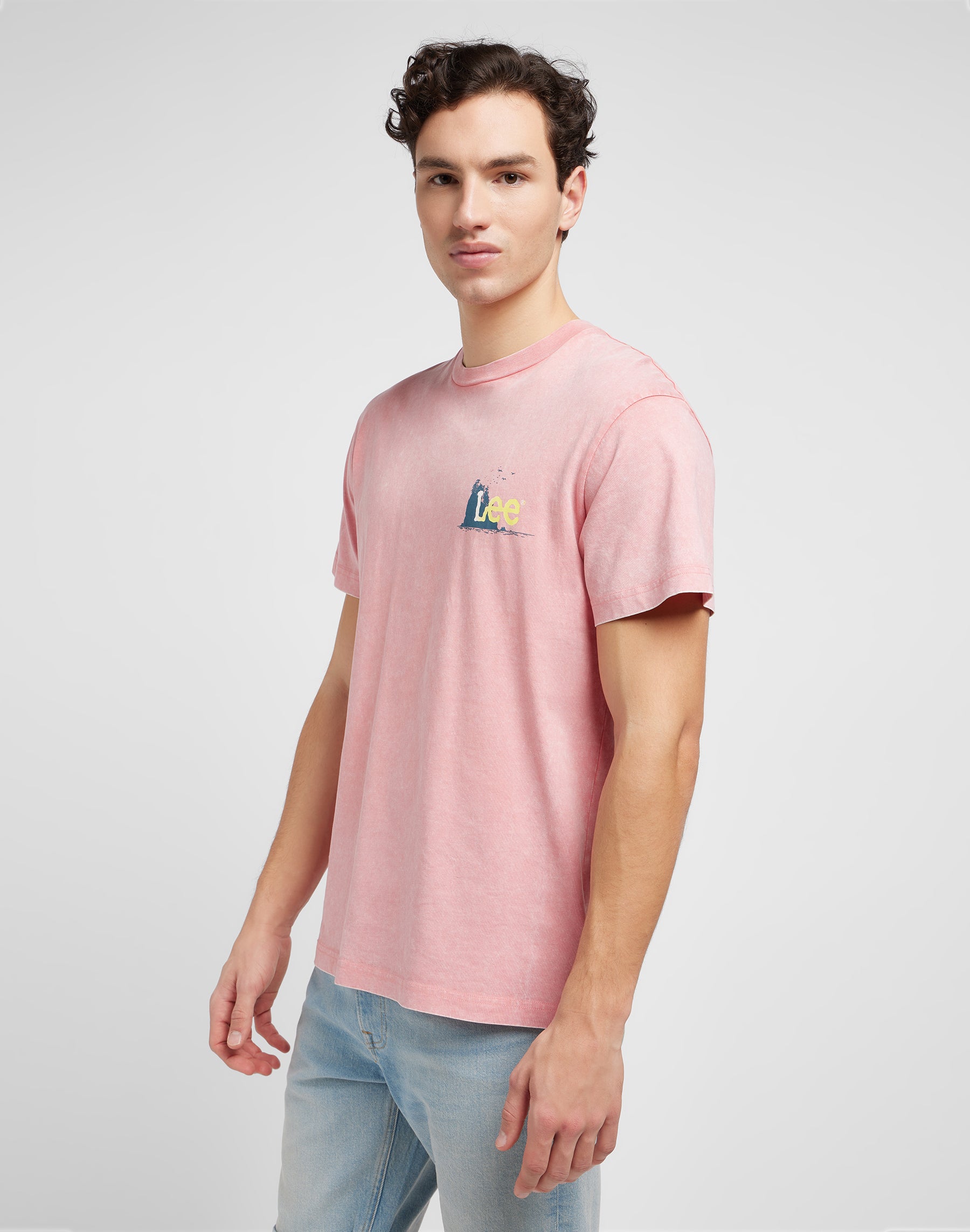 Camp Tee dans Cassie Pink T-shirts Lee   