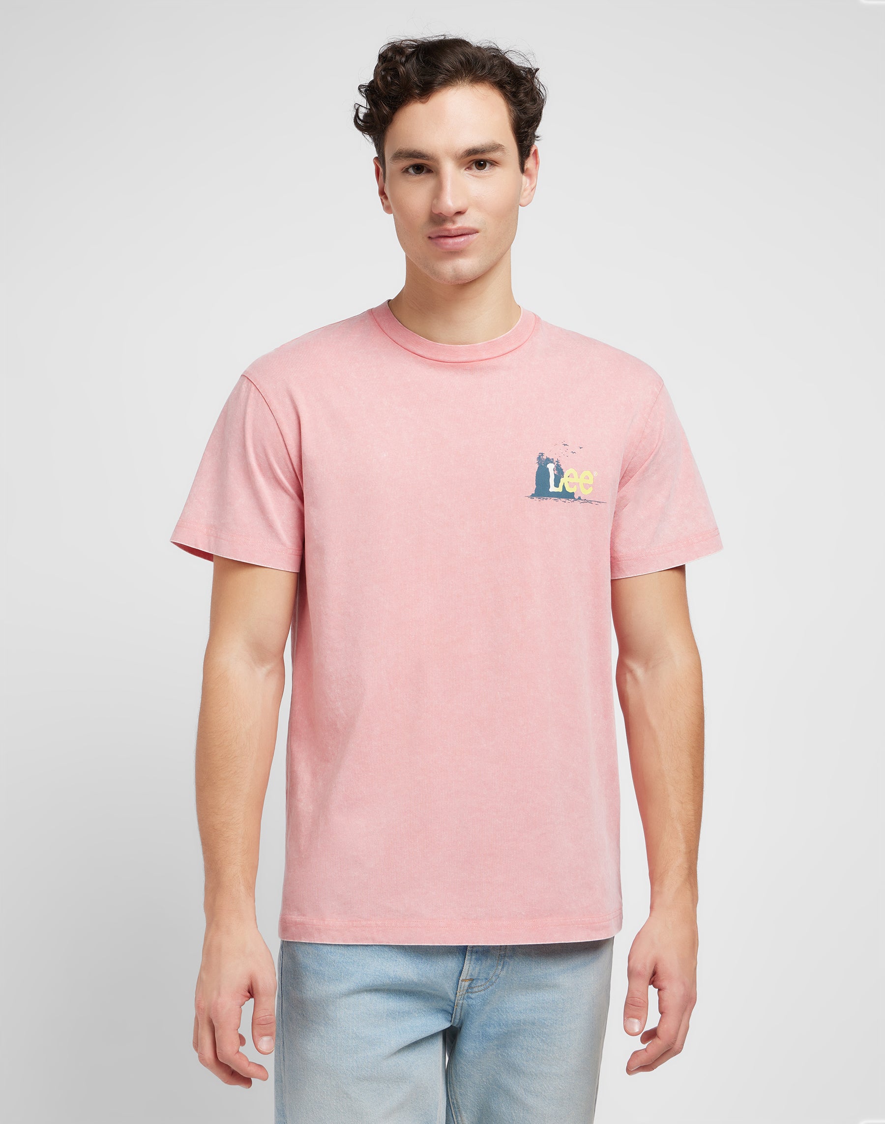 Camp Tee dans Cassie Pink T-shirts Lee   