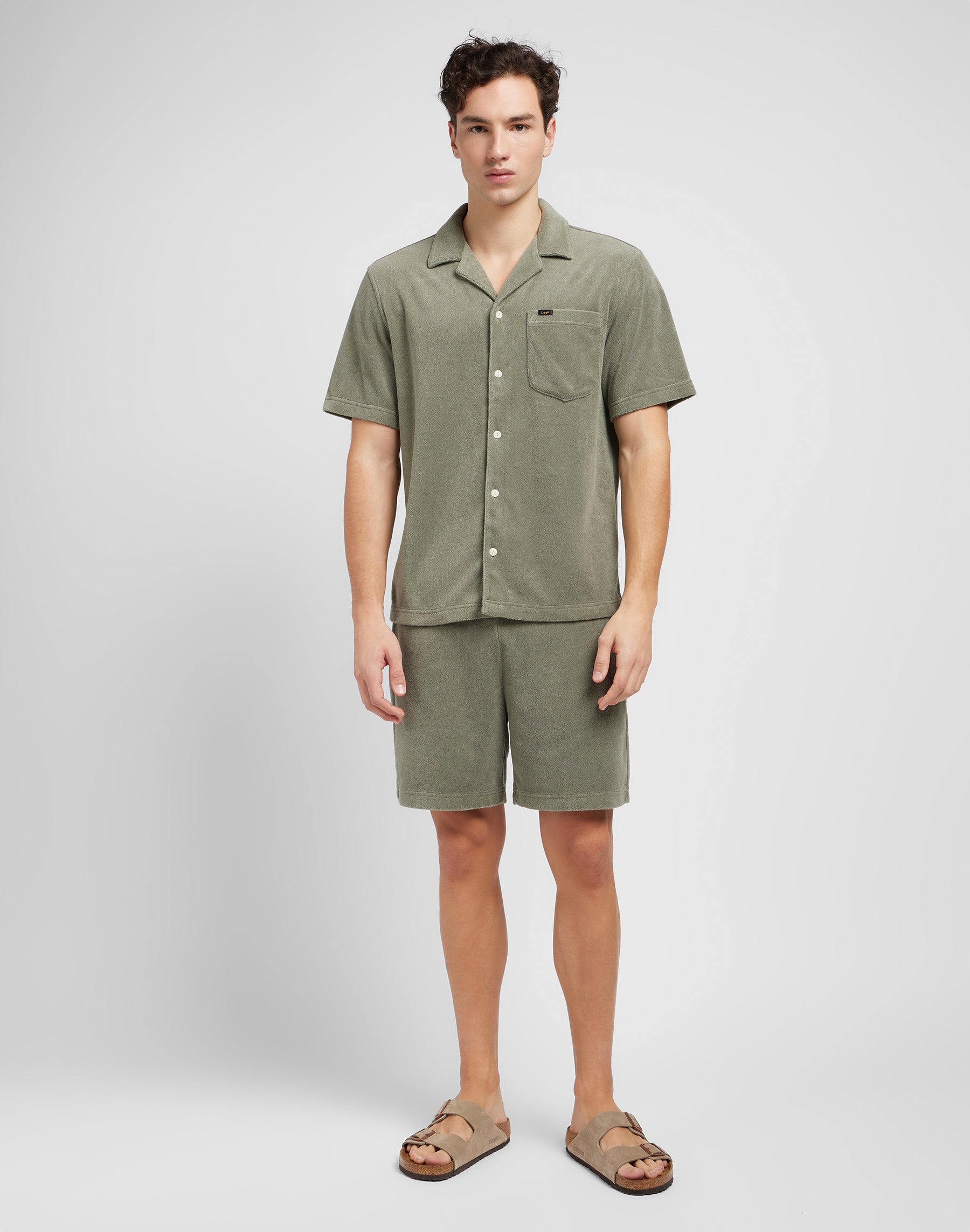 Chemise Knit Camp dans Olive Grove Chemises Lee   