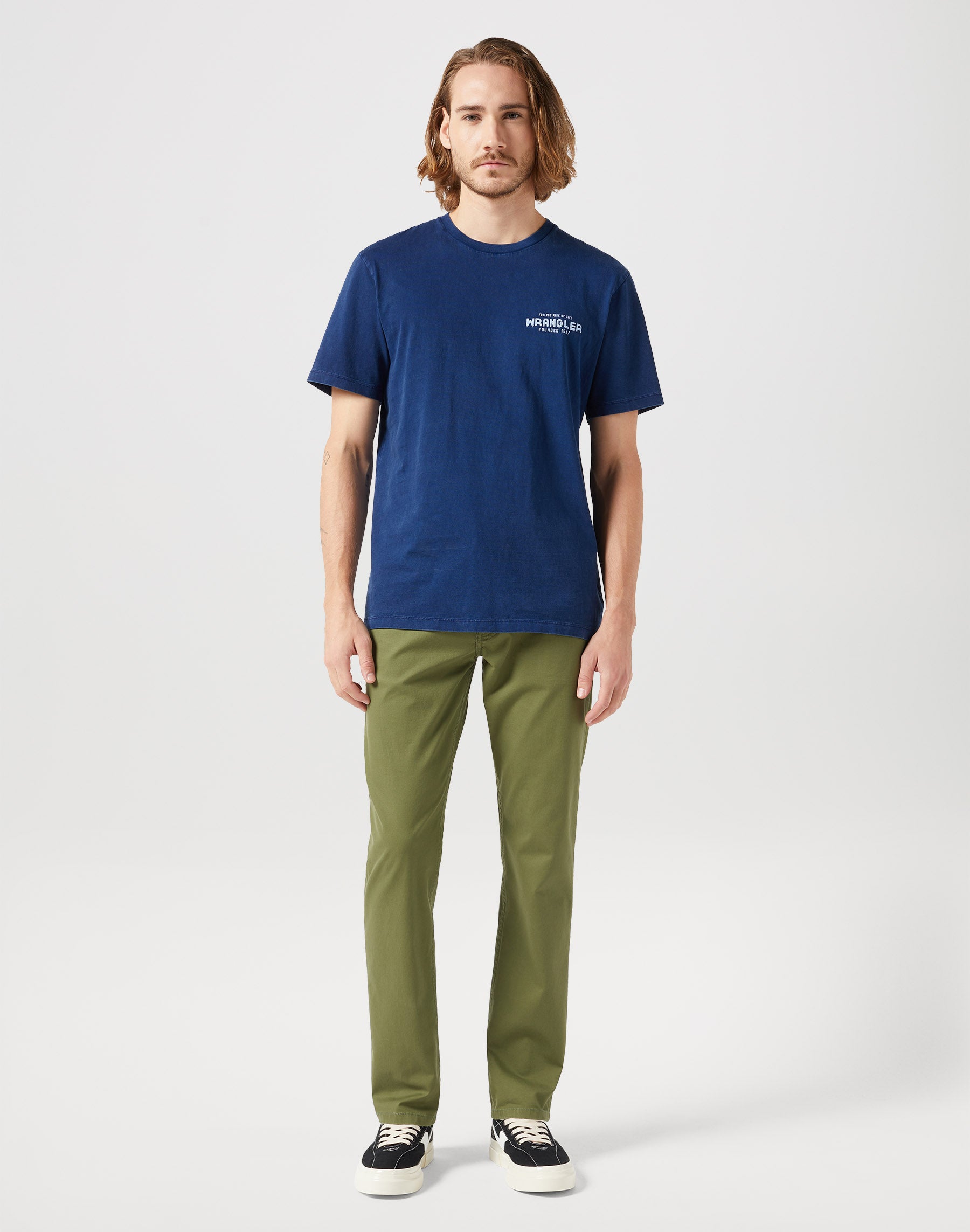 Greensboro Low Stretch in Olive Pantalon Wrangler   