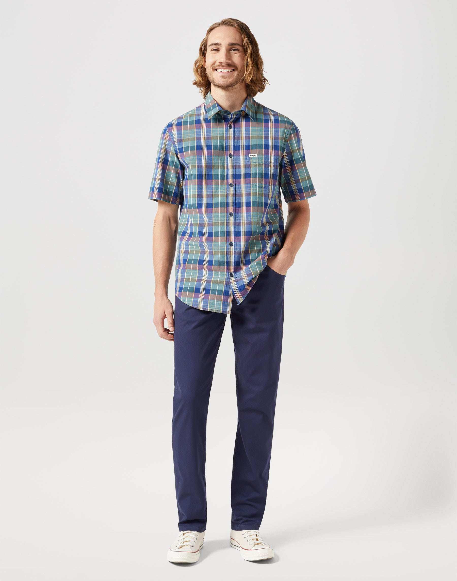 Greensboro Low Stretch in Dark Navy Pantalon Wrangler   