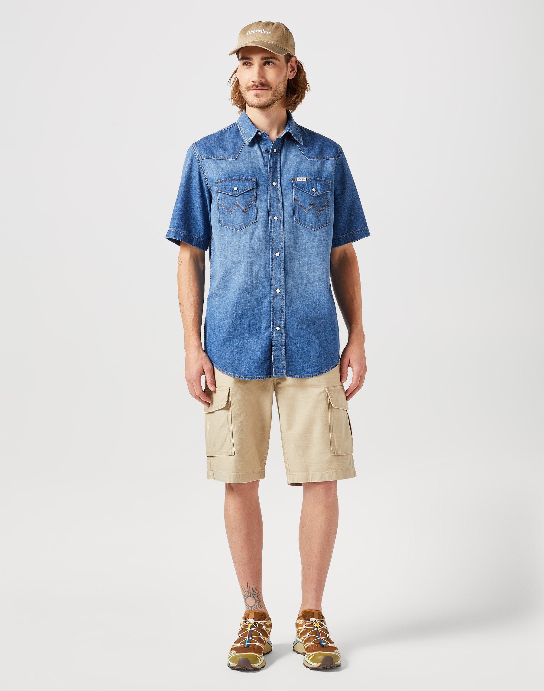 Short cargo Casey dans Short selle Wrangler   