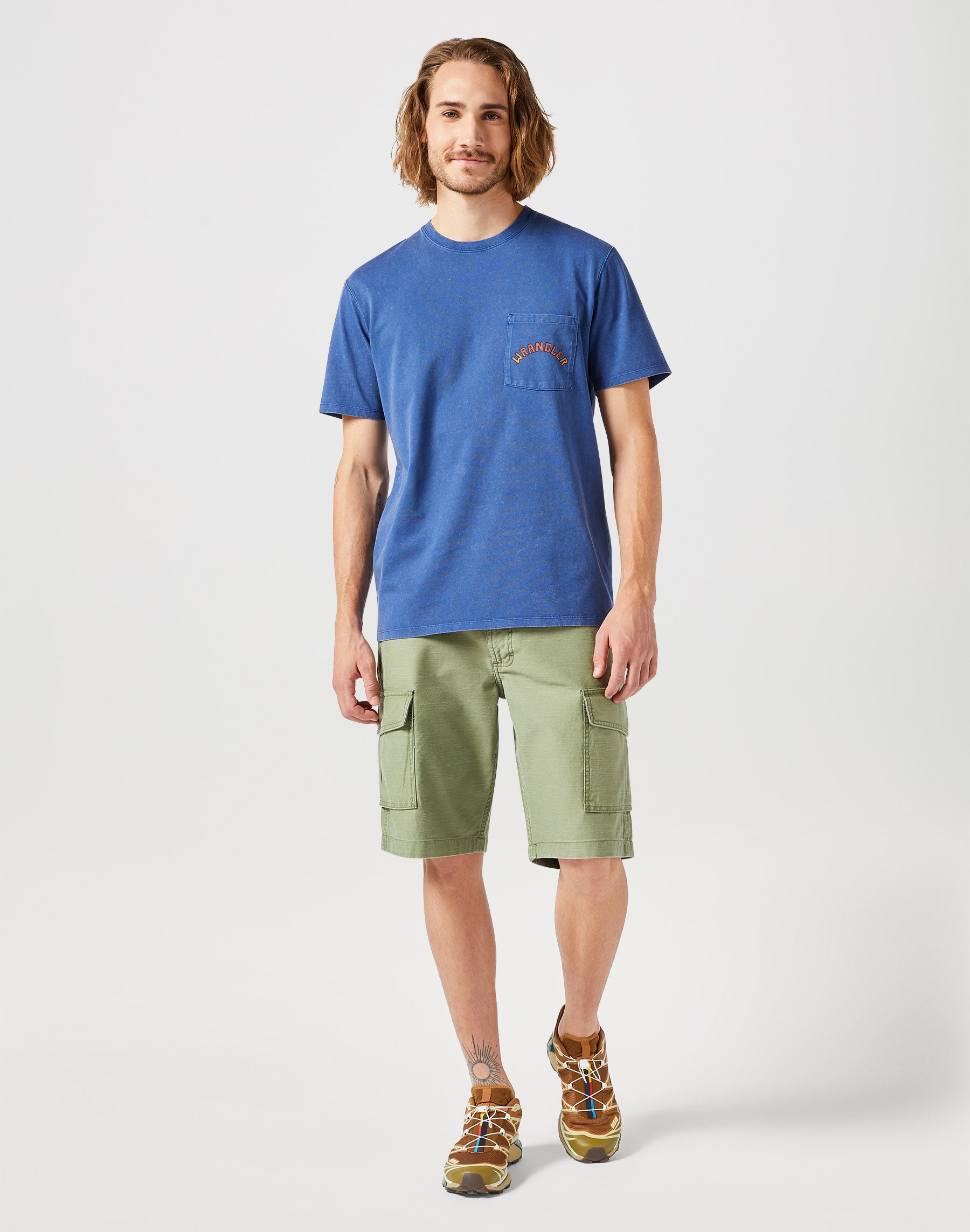 Short Cargo Casey en Olive Short Wrangler   