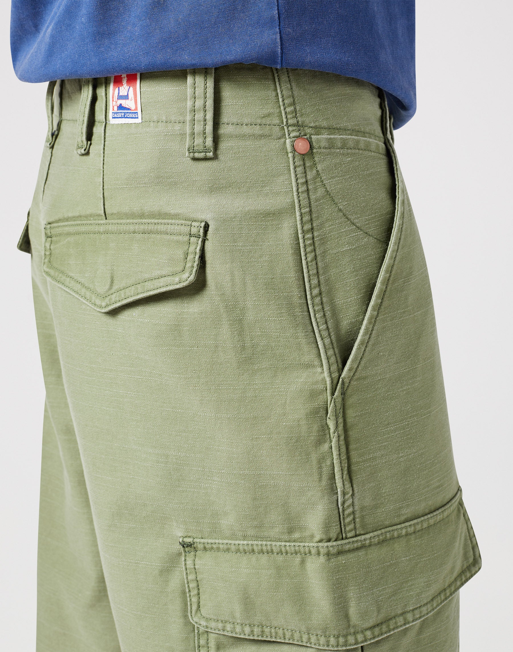 Short Cargo Casey en Olive Short Wrangler   