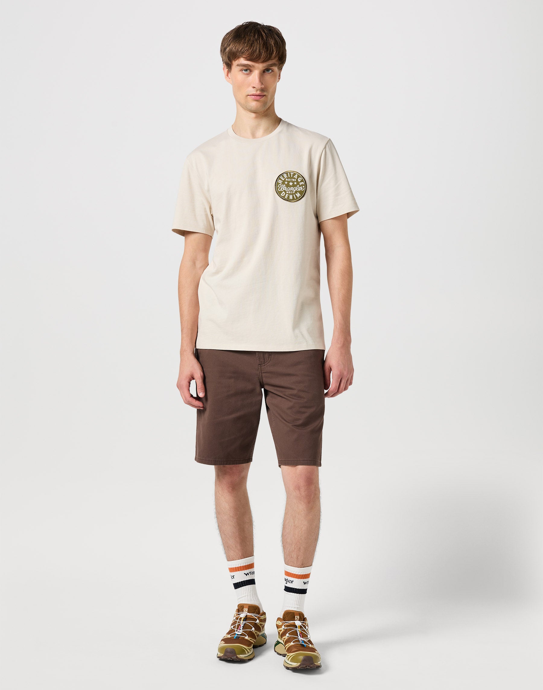 Graphic Tee in Stone T-shirts Wrangler   