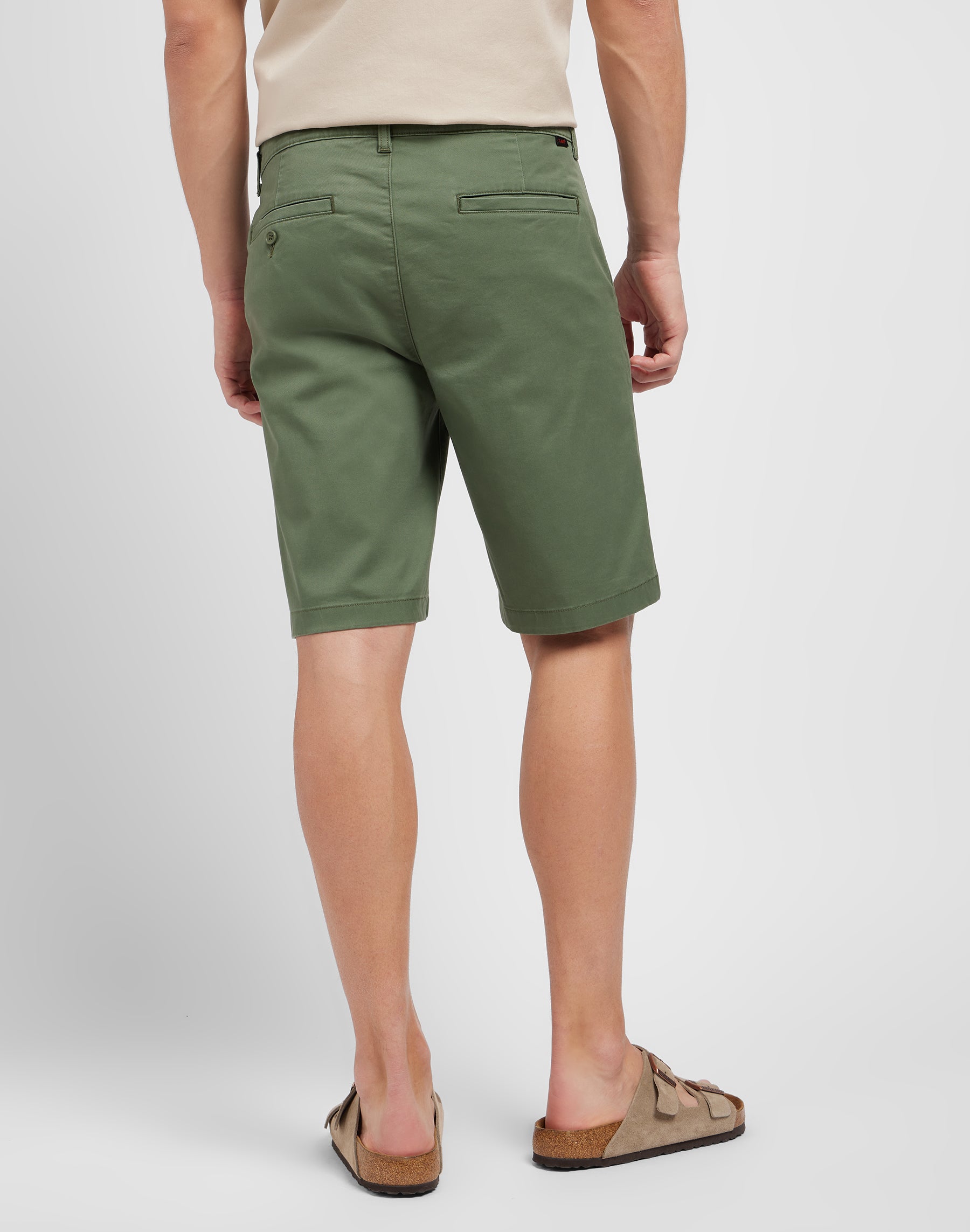 Short Regular Chino à Olive Grove Shorts Lee   