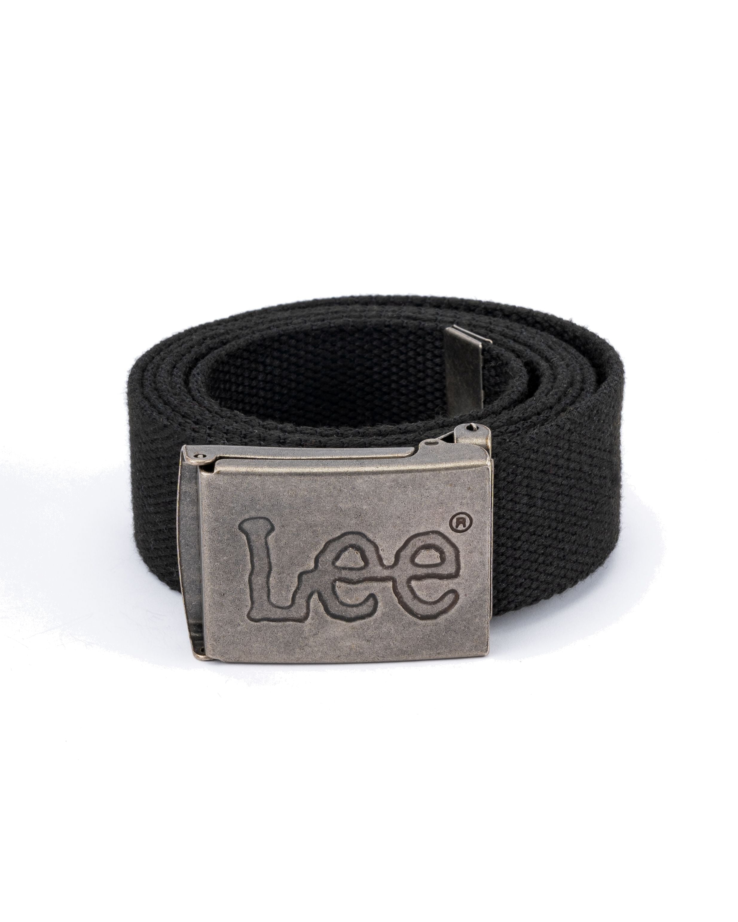 Webbing Belt in Black Ceinture Lee   