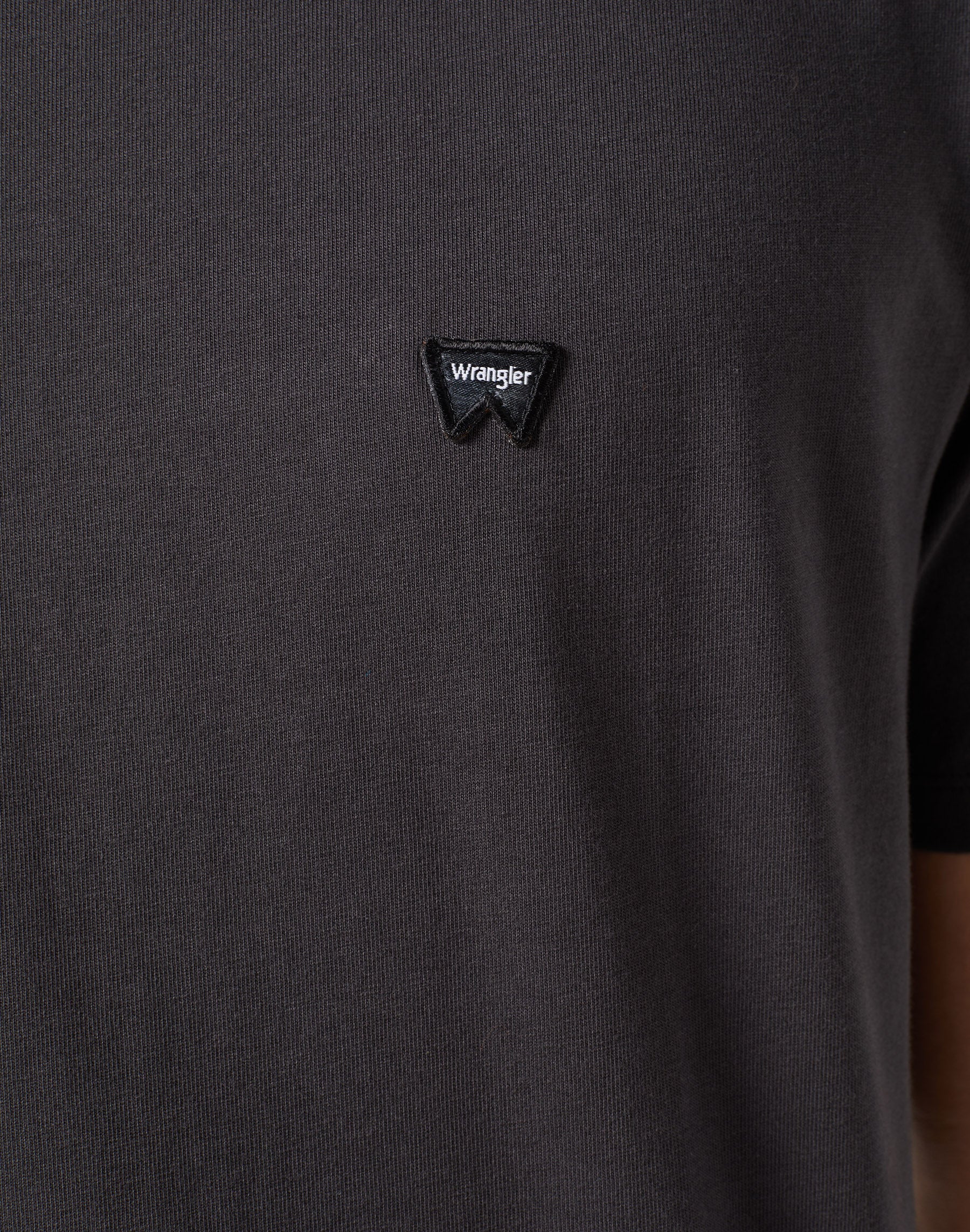 Sign Off Tee in Faded Black T-shirts Wrangler   