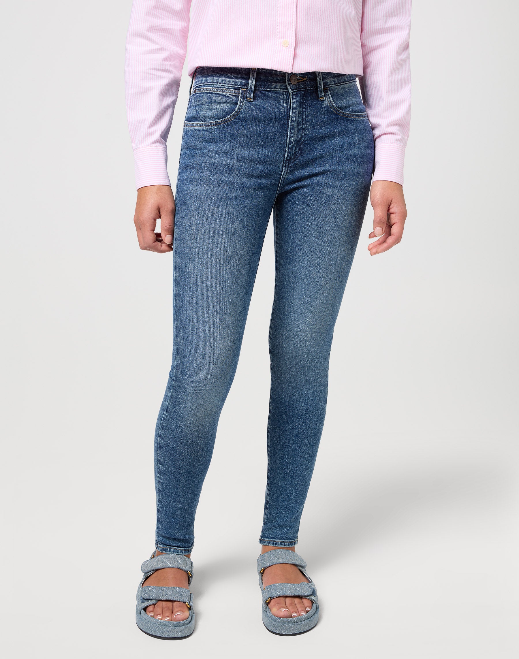 High Skinny en jeans Lovers Wrangler   